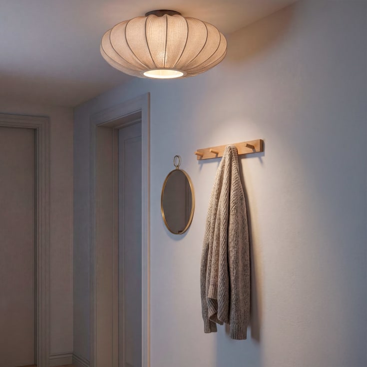 Aneta Lighting Mamsell loftlampe, grå, Ø45 cm