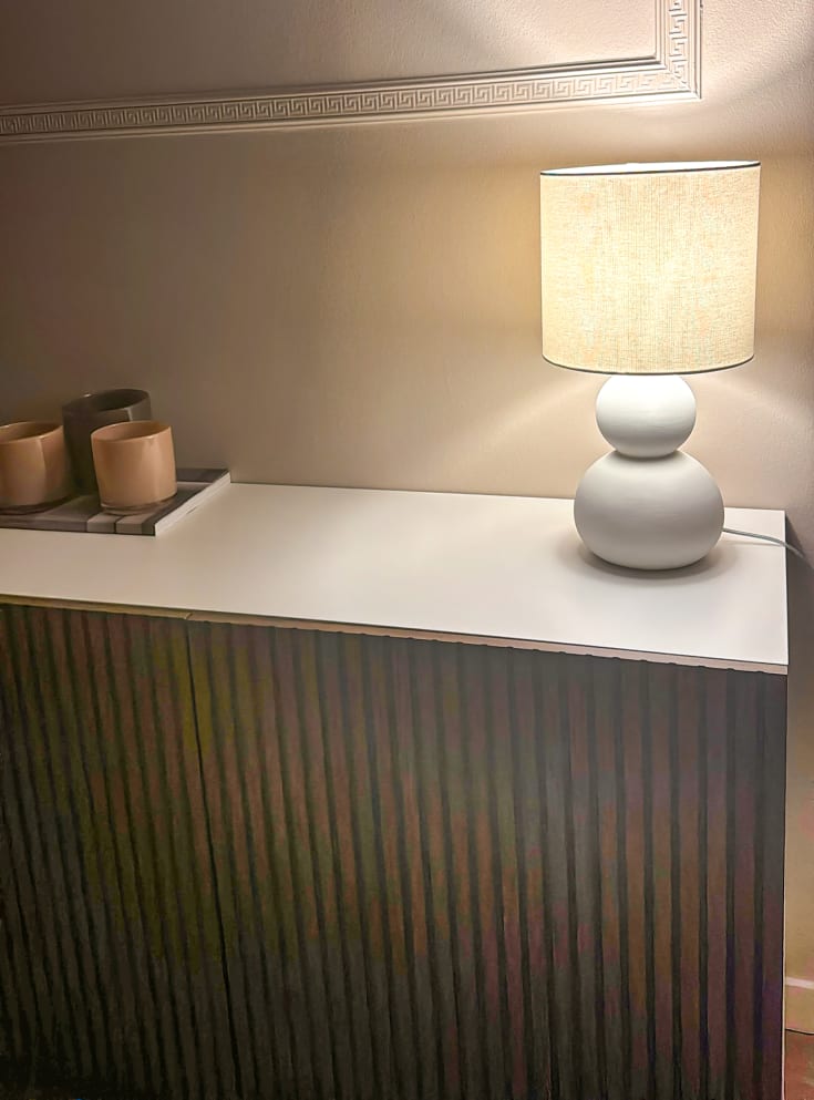 Aneta Lighting Kalamata bordslampa, vit