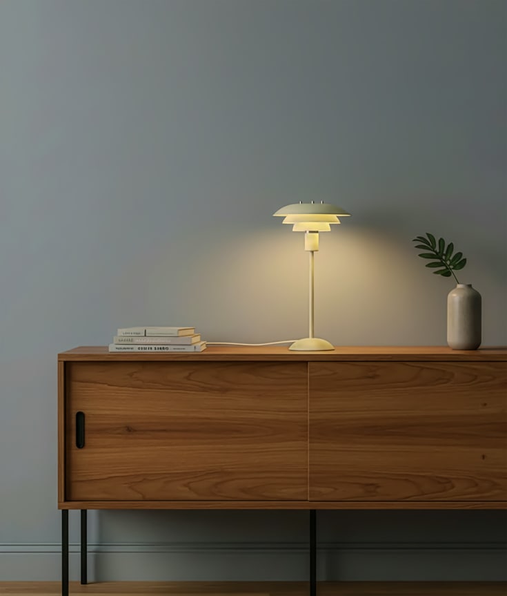 Aneta Lighting Epsilon bordlampe, beige