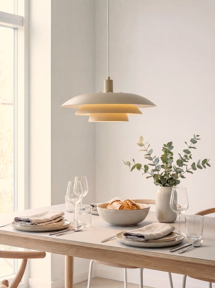 Aneta Lighting Epsilon pendel, beige