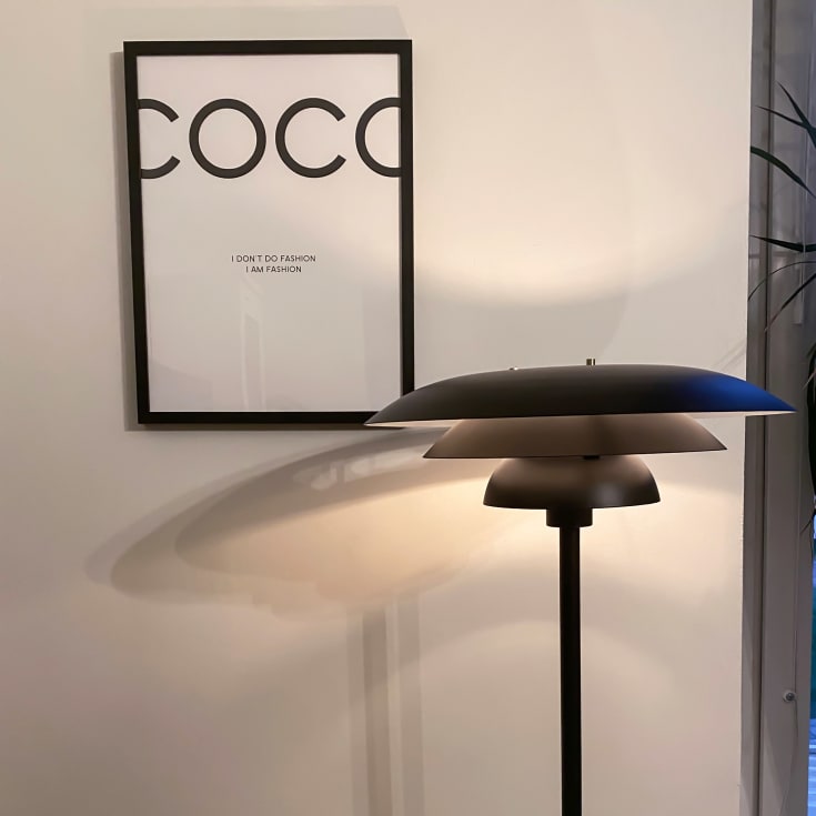 Aneta Lighting Epsilon golvlampa, svart
