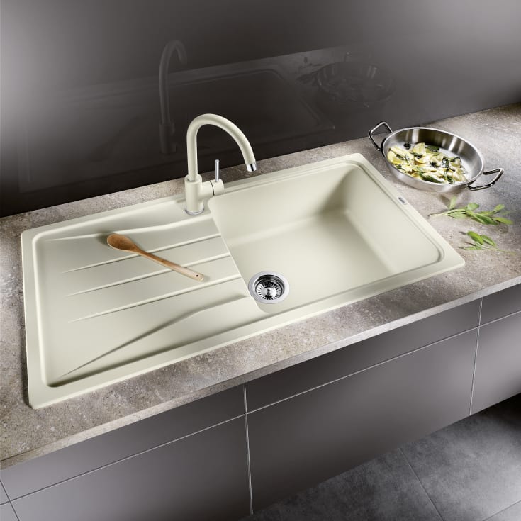 Blanco Sona XL 6S UX kjøkkenvask, 100x50 cm, myk hvit | BC-527158