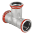 VVS / VVS / Rør og fittings / Presrør og fittings / Geberit / Geberit Mapress El-forzinket / T-stykker