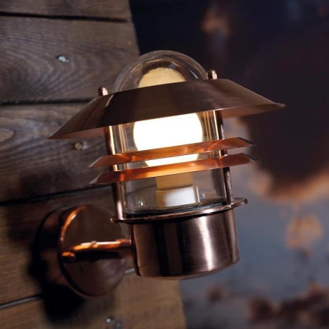 Vegglampe kobber Vegglampe kobber