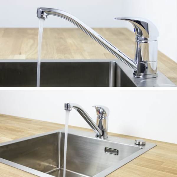 Damixa Space kjøkkenarmatur m/bevegelig tut, krom | 100000000 ...