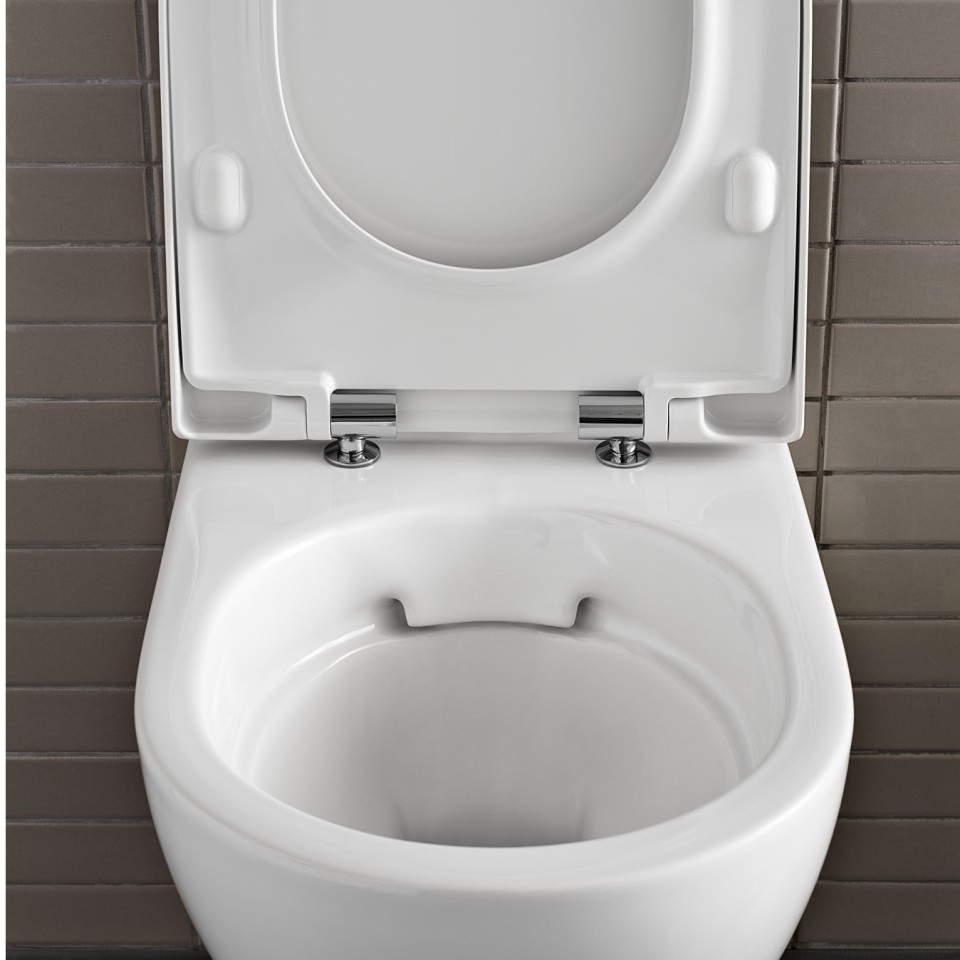 Geberit Acanto vägghängd toalett, rimless, vit 500.600.01.8