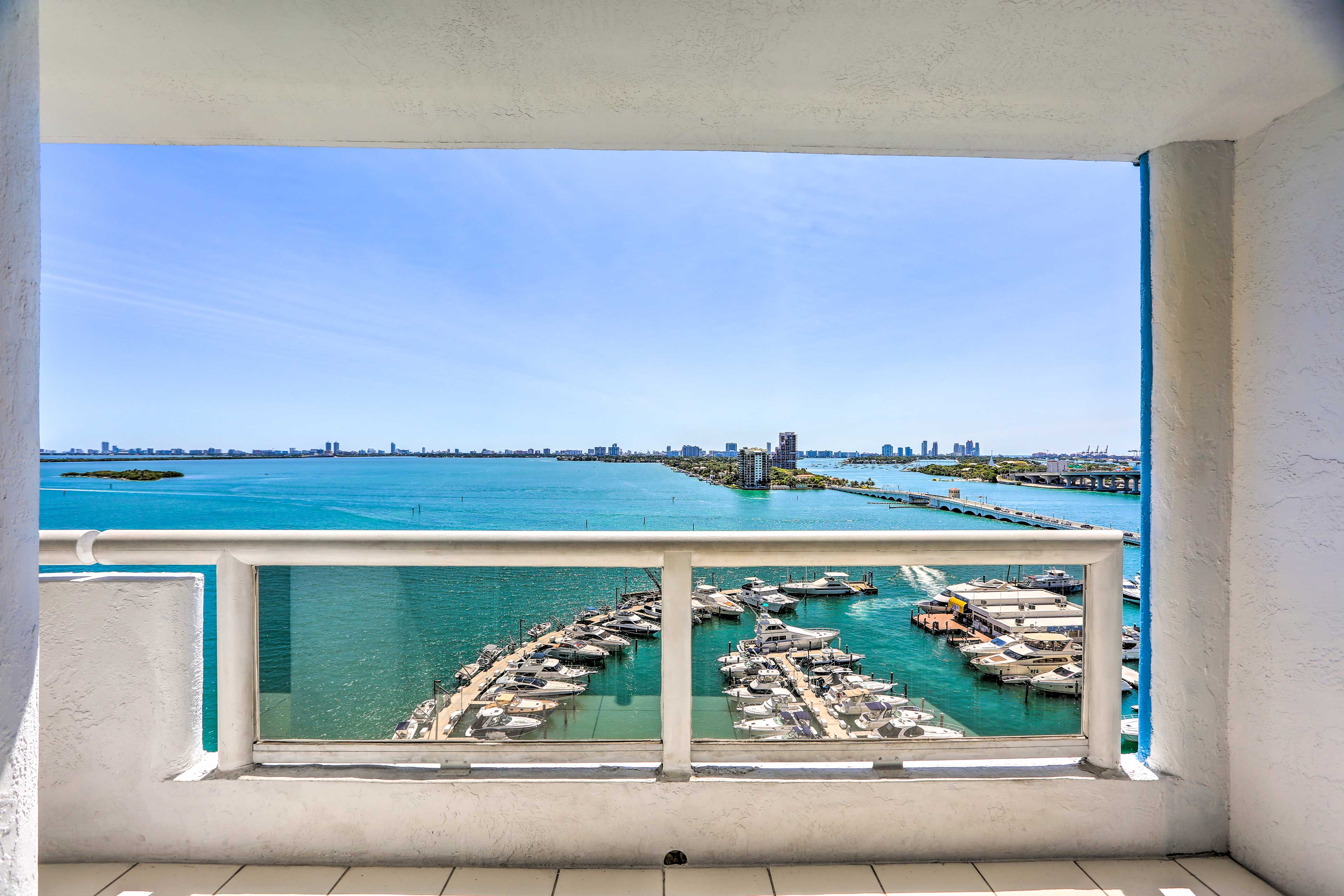 Balcony w/ Marina View