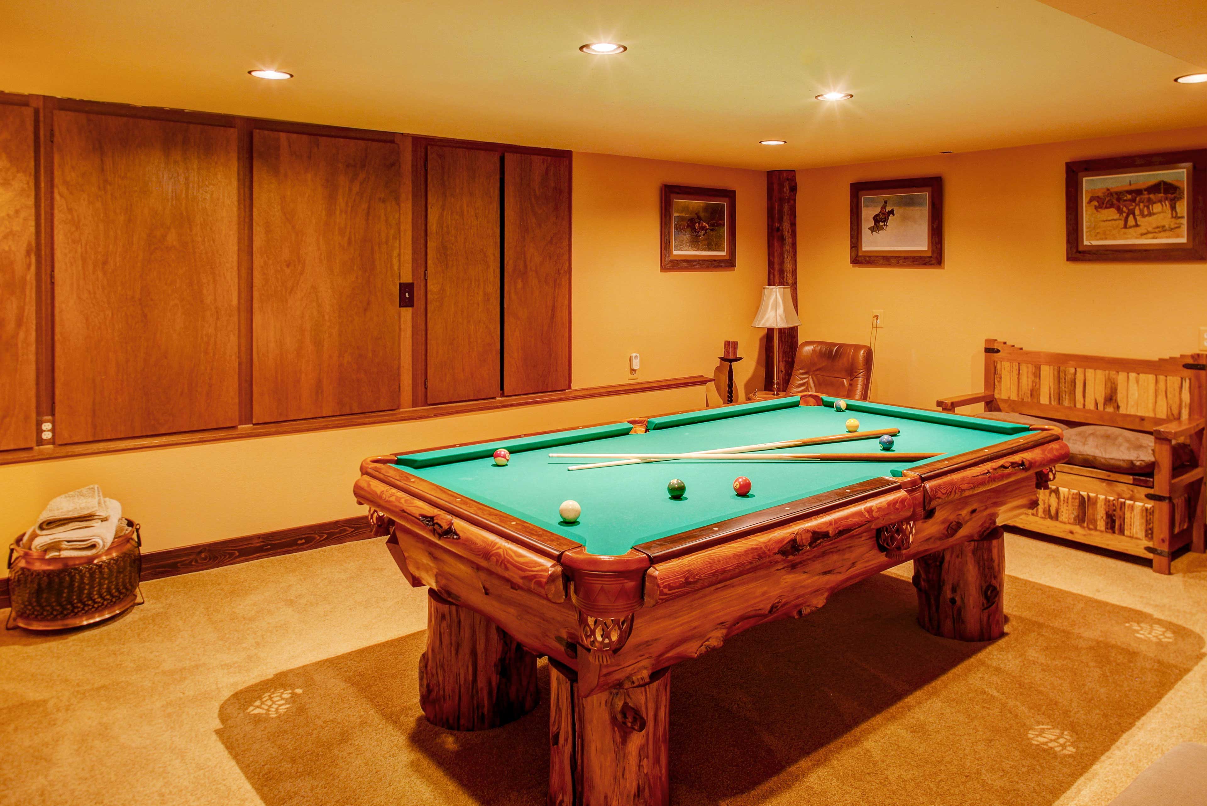 Game Room | Custom Pool Table | 1st Floor