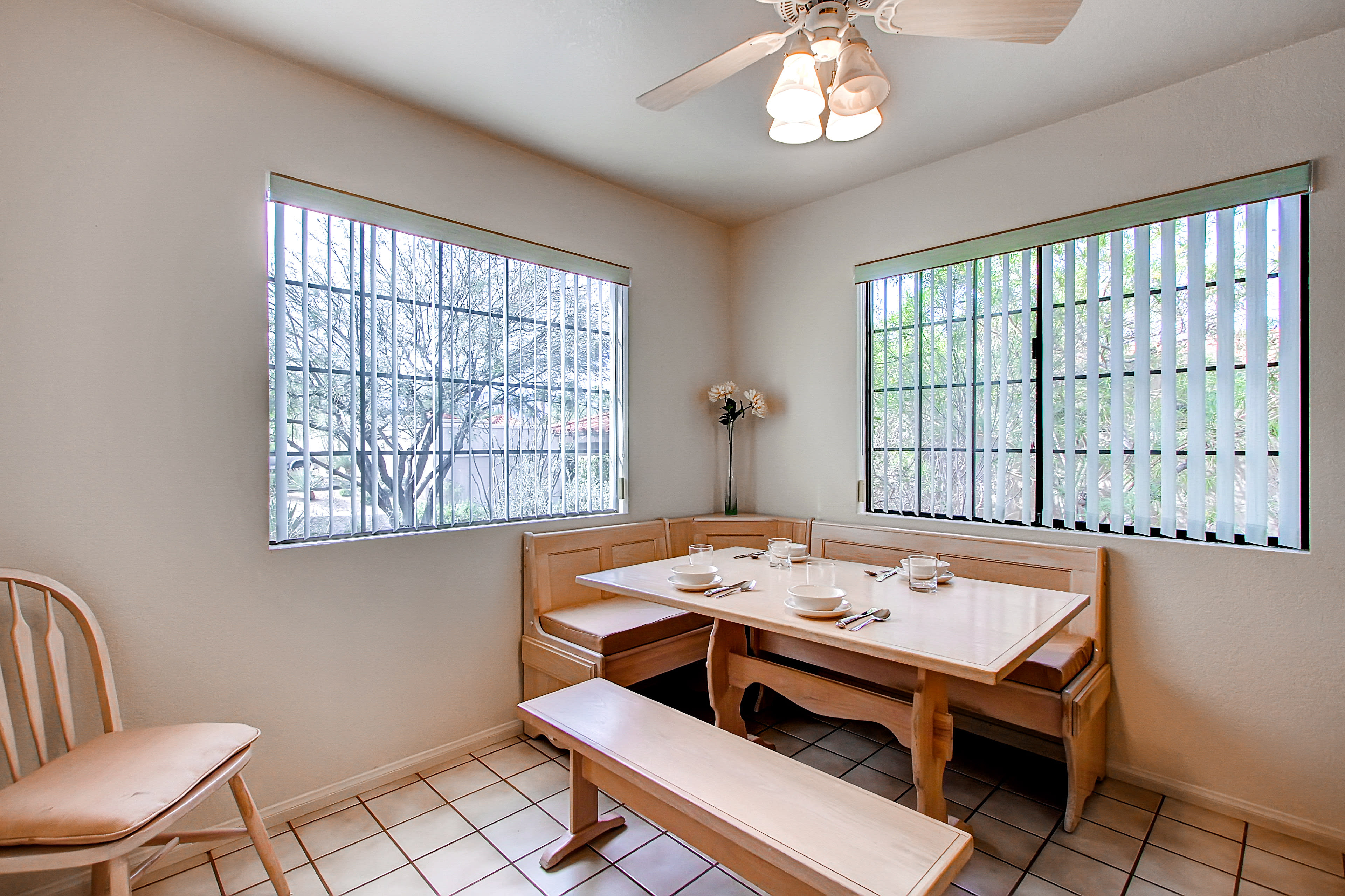 Dining Area | Dishware/Flatware | Trash Bags/Paper Towels