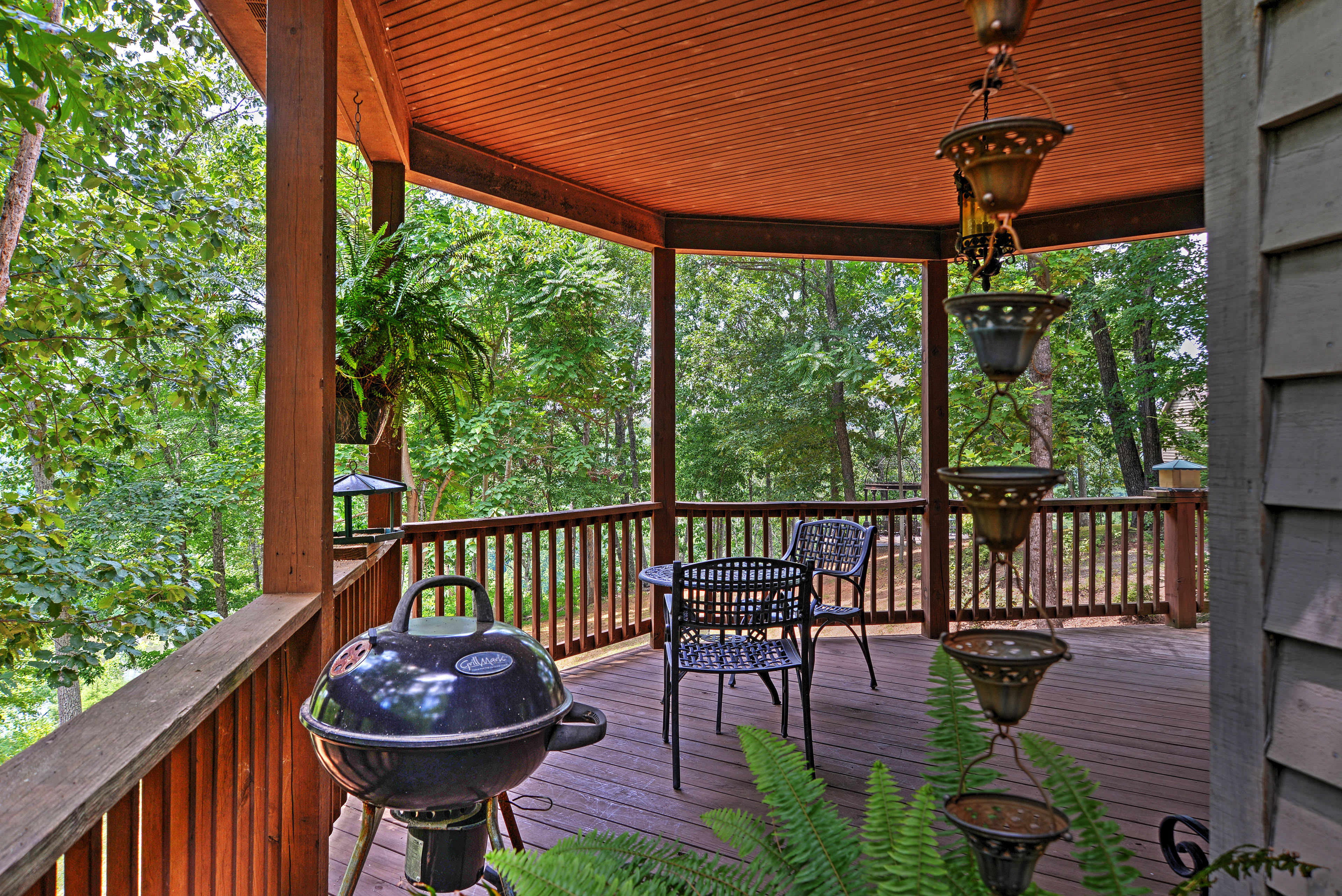 Private Deck | Charcoal Grill