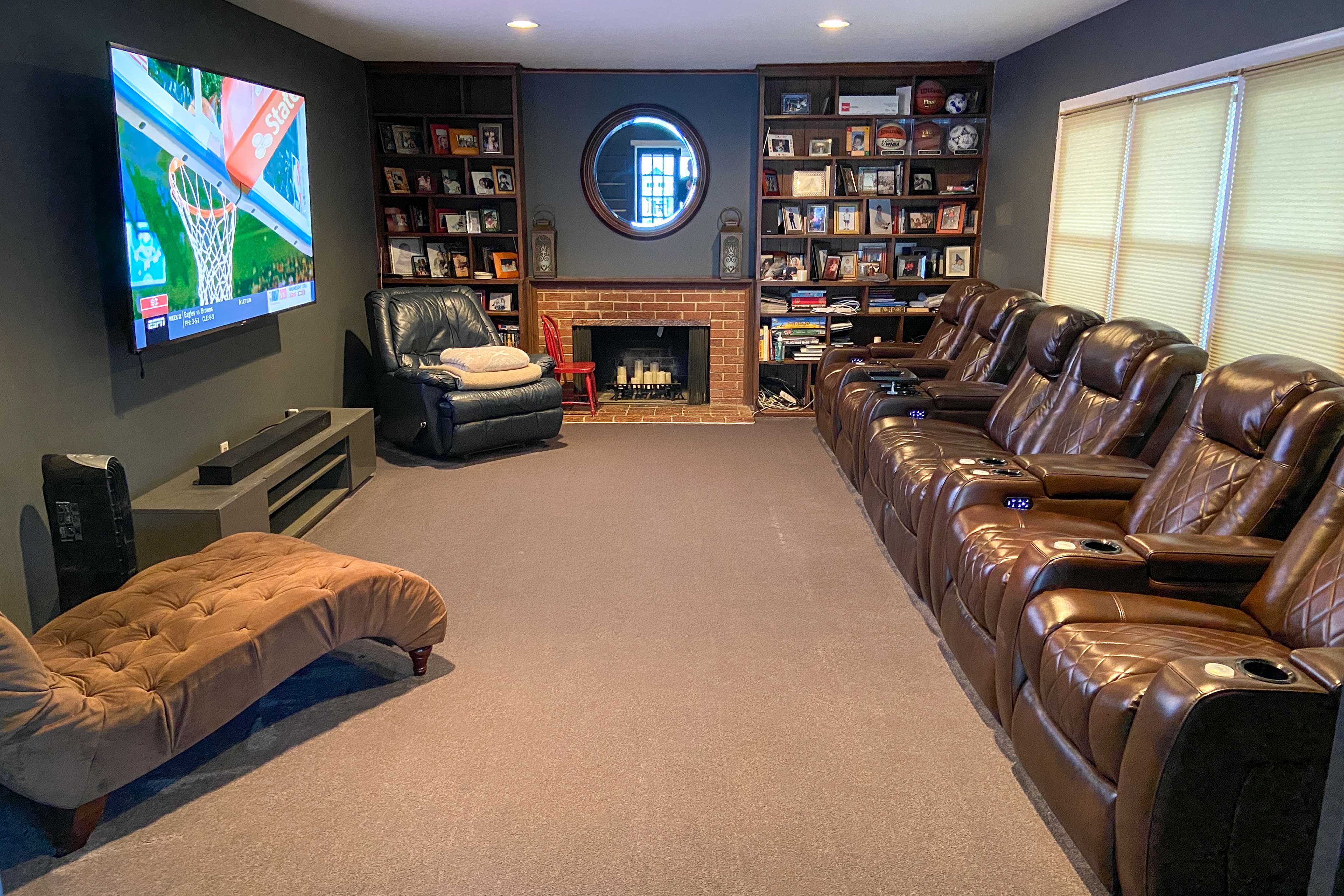 Media Room | Cable TV | Books & Board Games