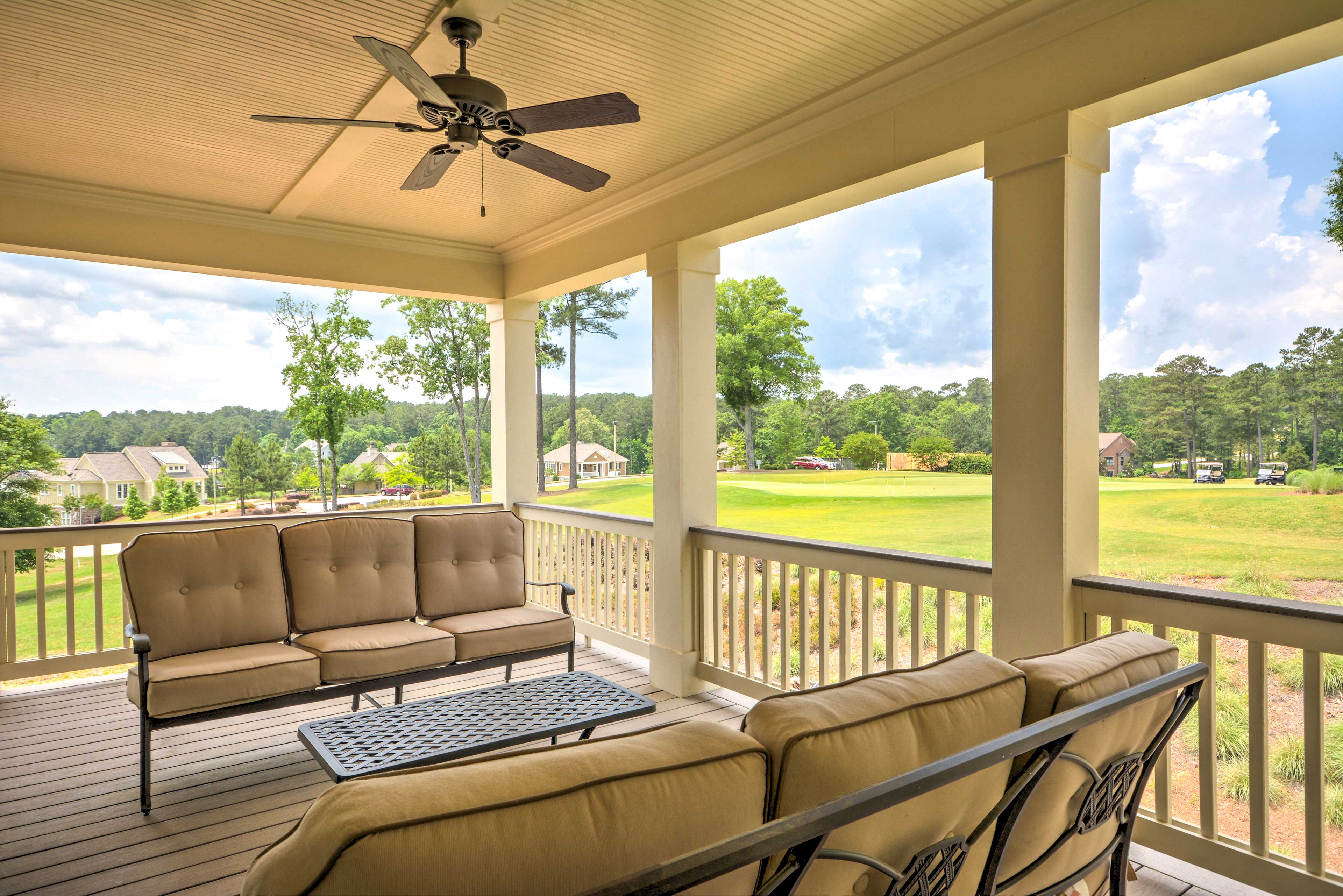 Private Deck | Golf Course Views