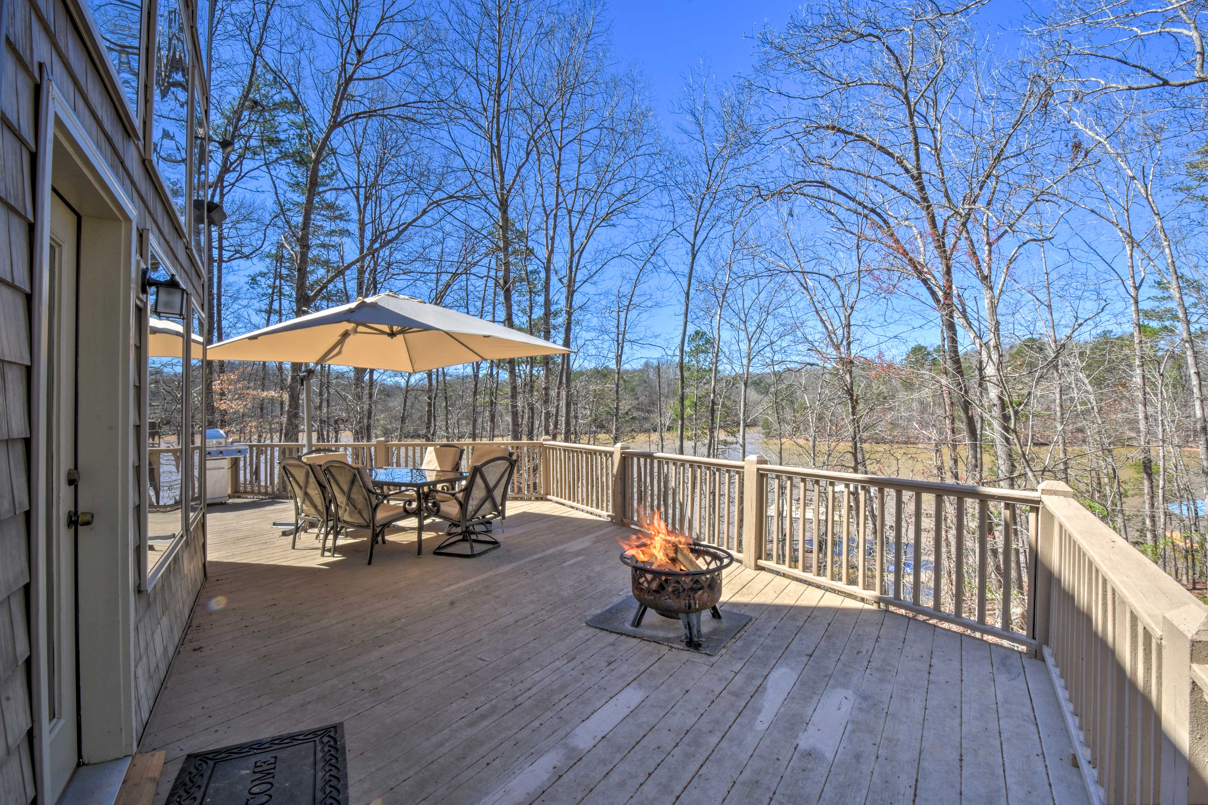 Private Deck | Fire Pit | Gas Grill | Lake Views