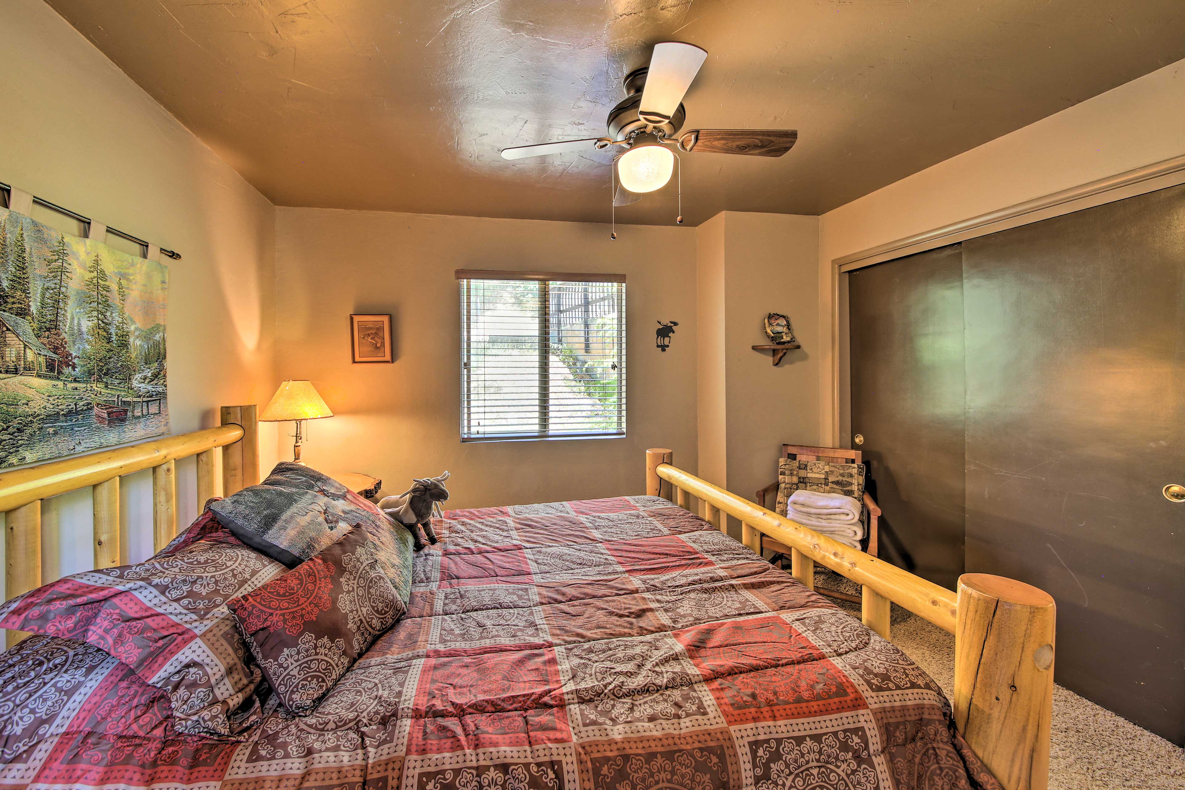 Bedroom 1 | Linens Provided | 2 Twin Cots w/ Bedding (Located in Closet)