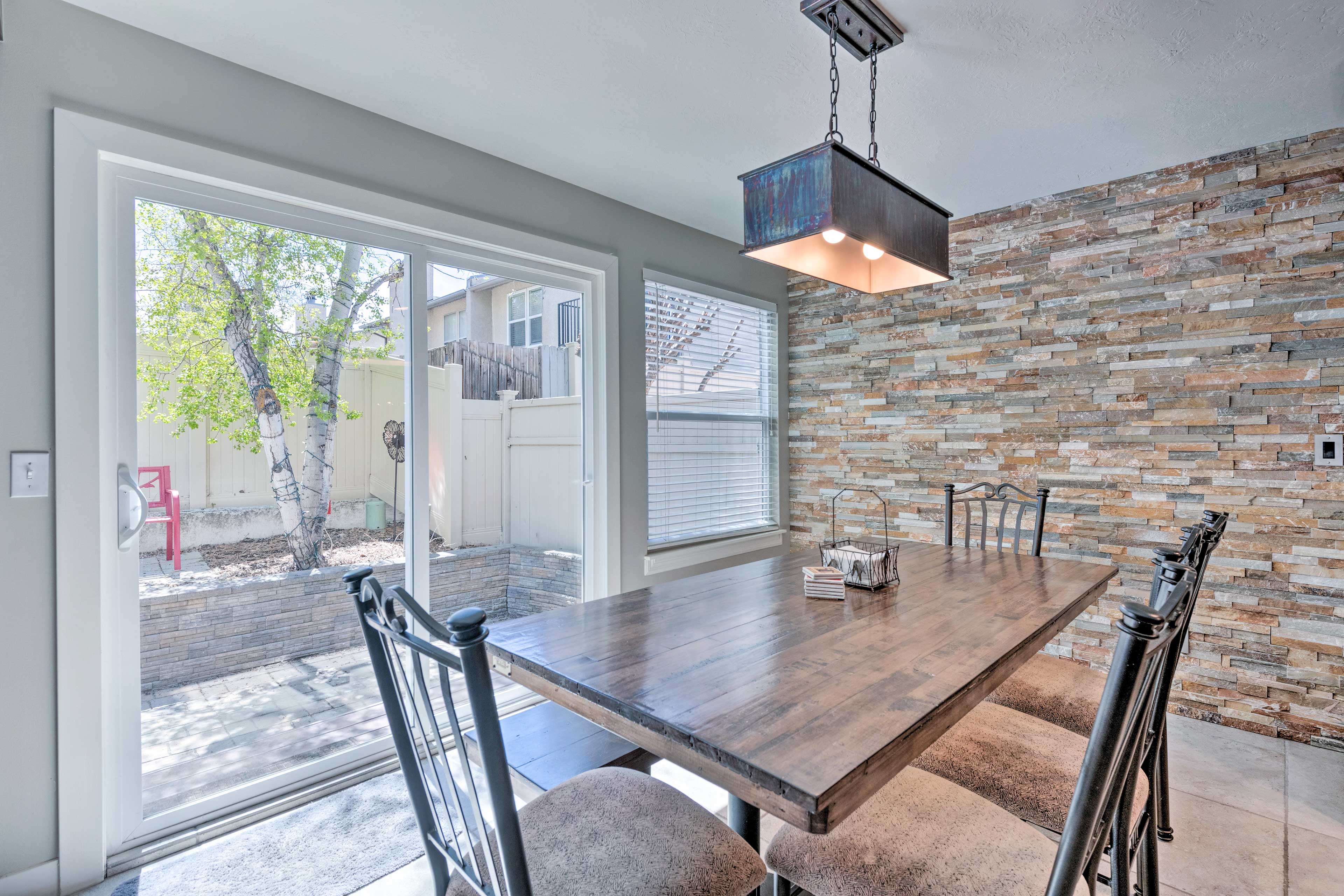 Dining Area | Backyard Access