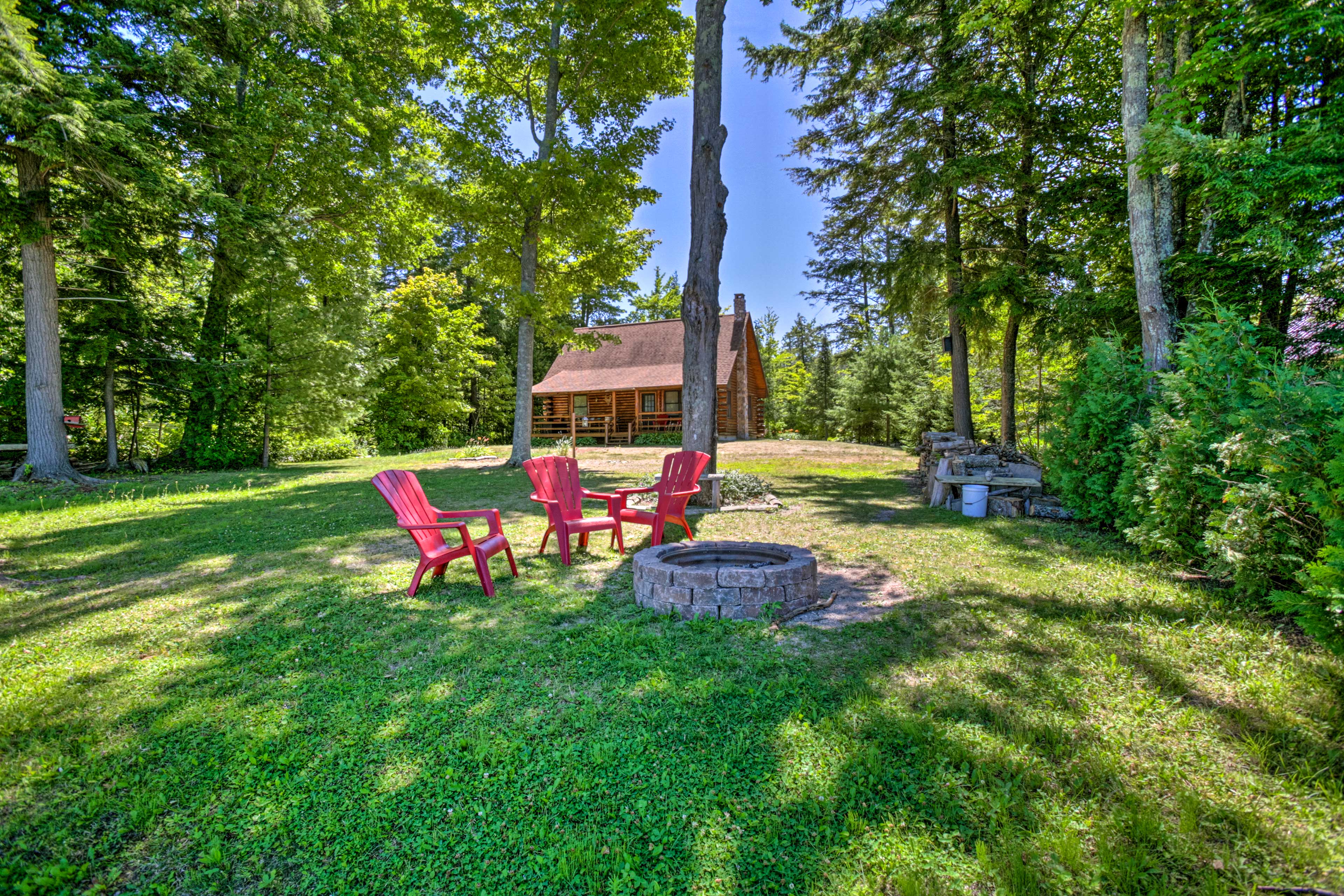 Backyard | 1.3 Acres of Land | Fire Pit