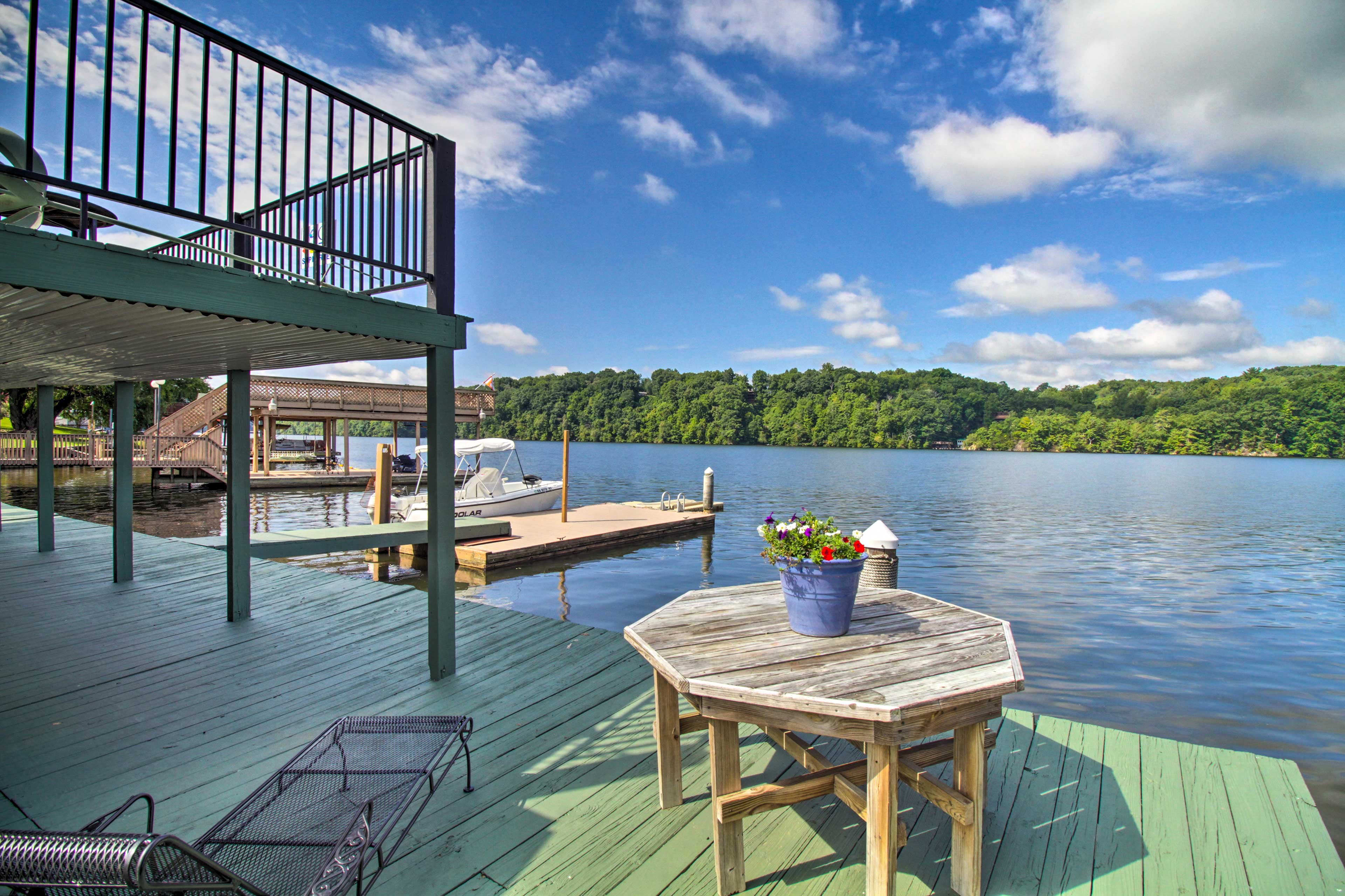 Personal Dock | Kayaks and Canoe Available (With Fee)