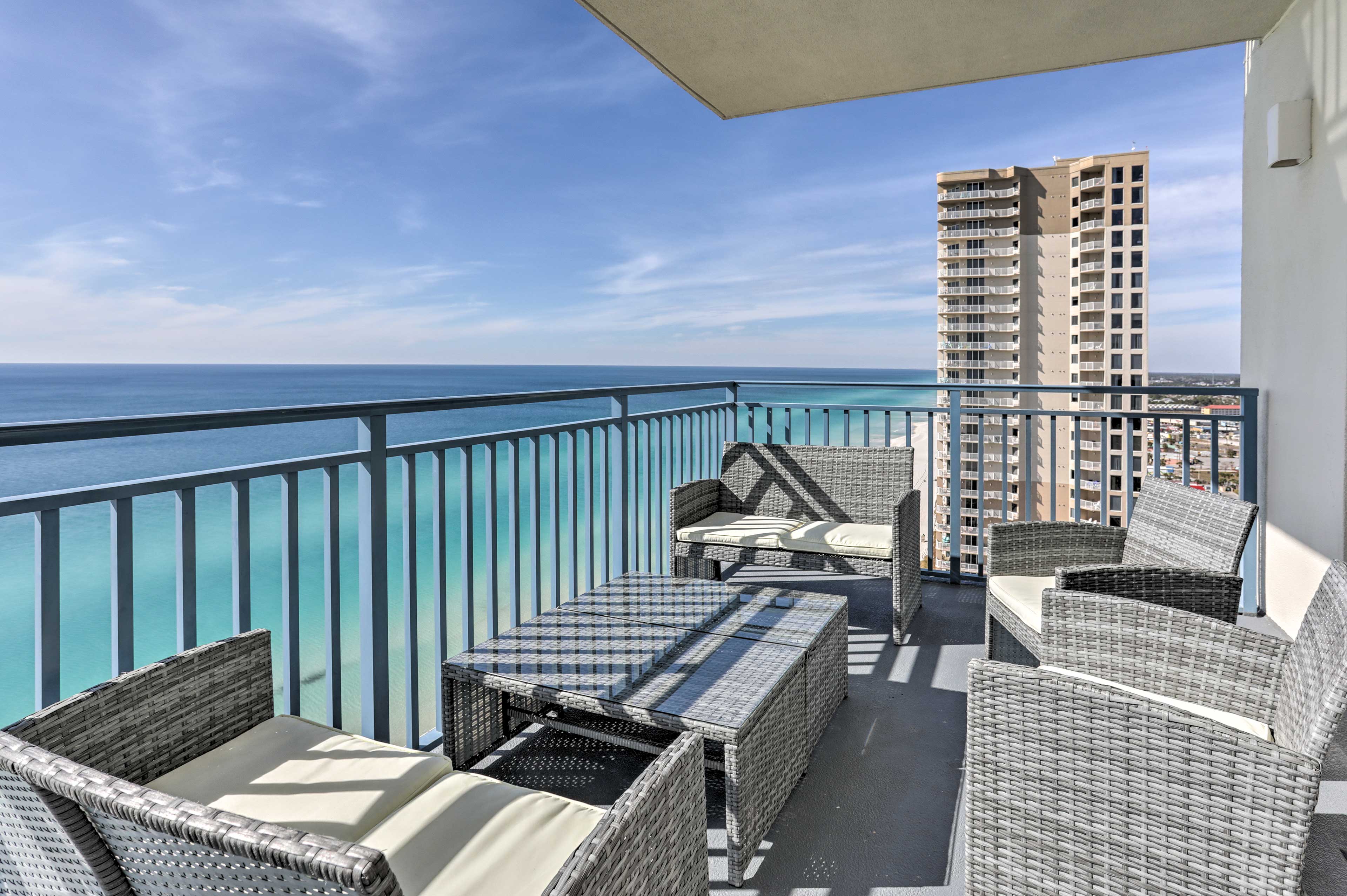 Private Balcony | Gulf of Mexico Views | Lounge Furniture | Gas Grill