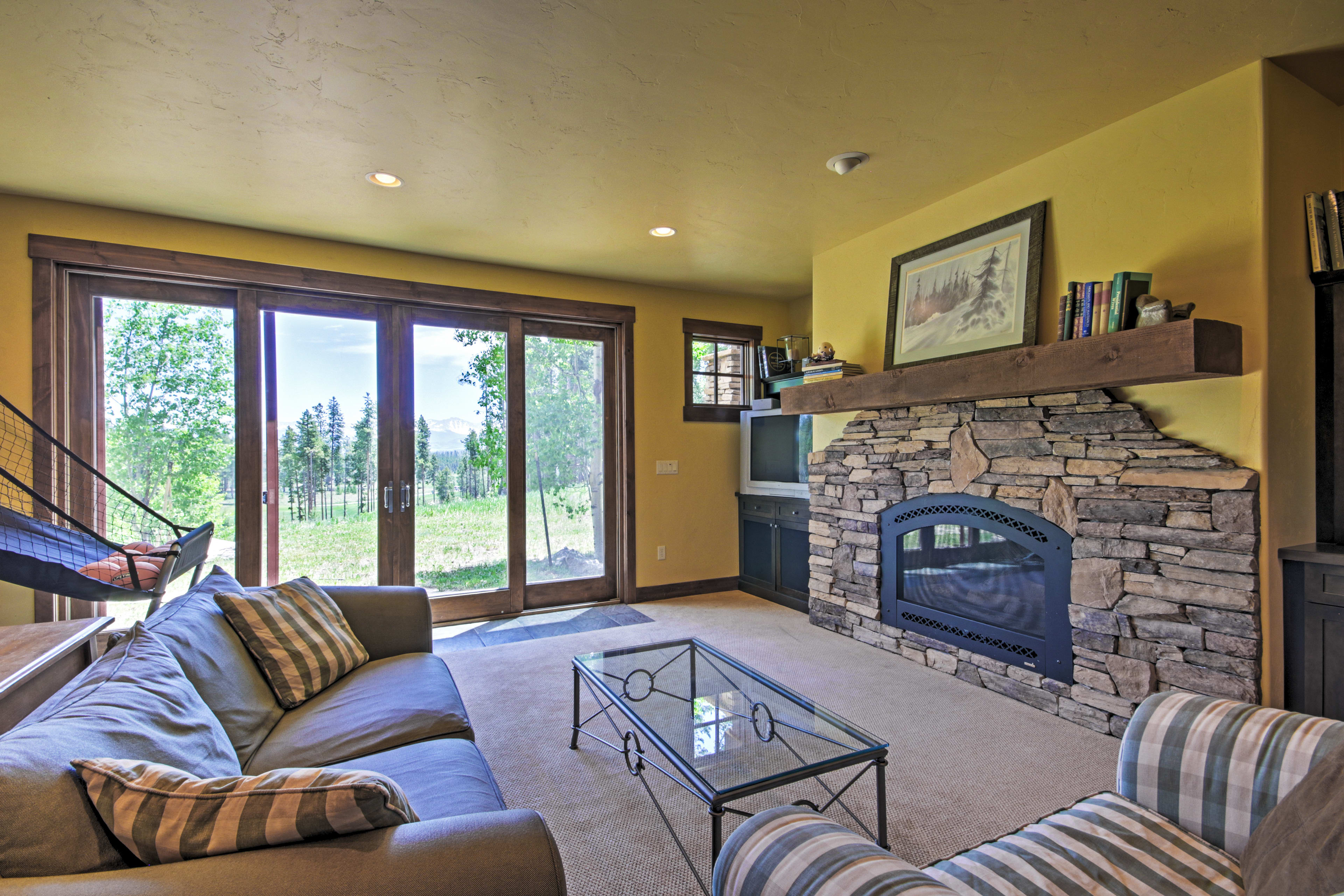 Game Room | Lower Level | Gas Fireplace