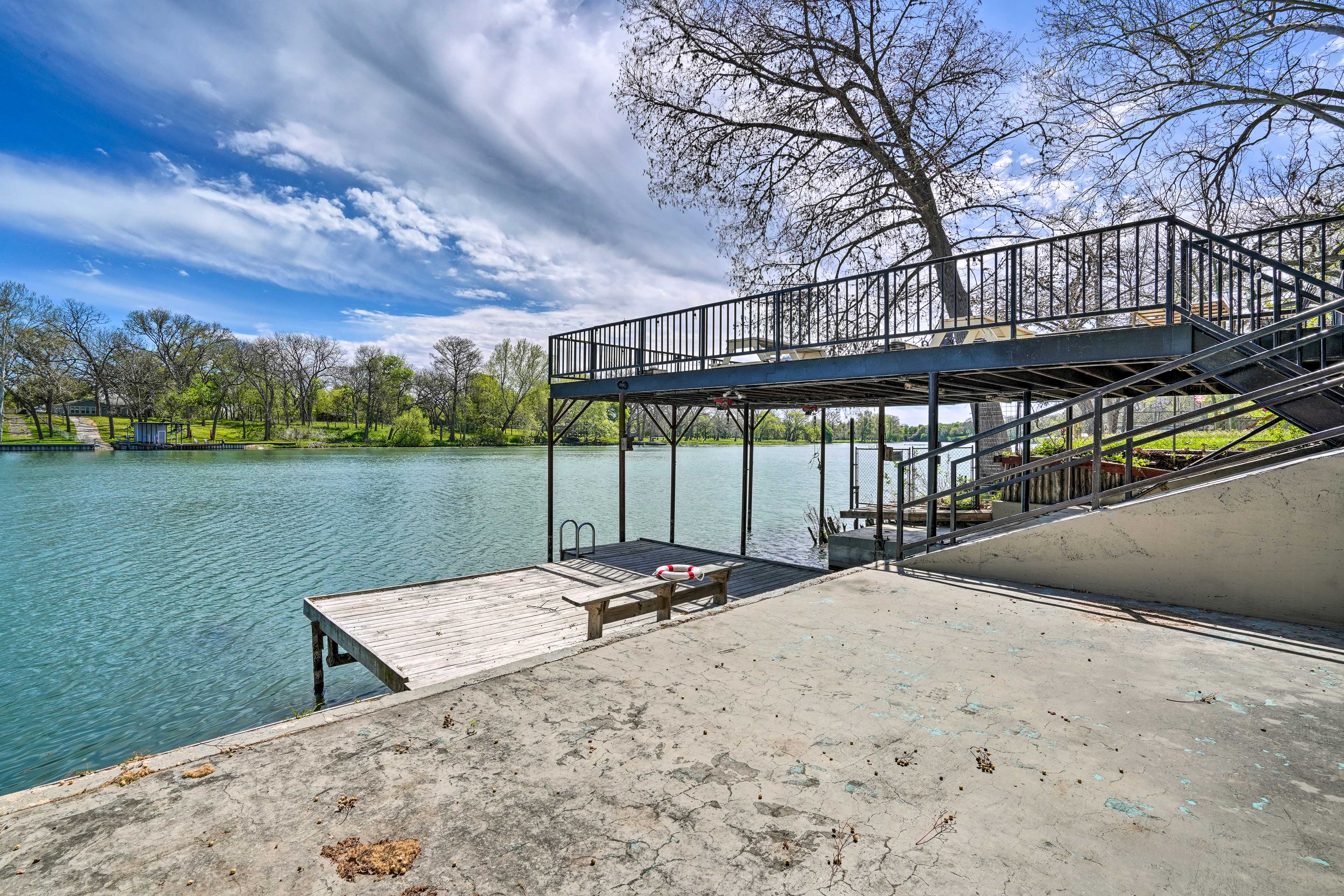 Dock Access | Waterfront | Guadalupe River