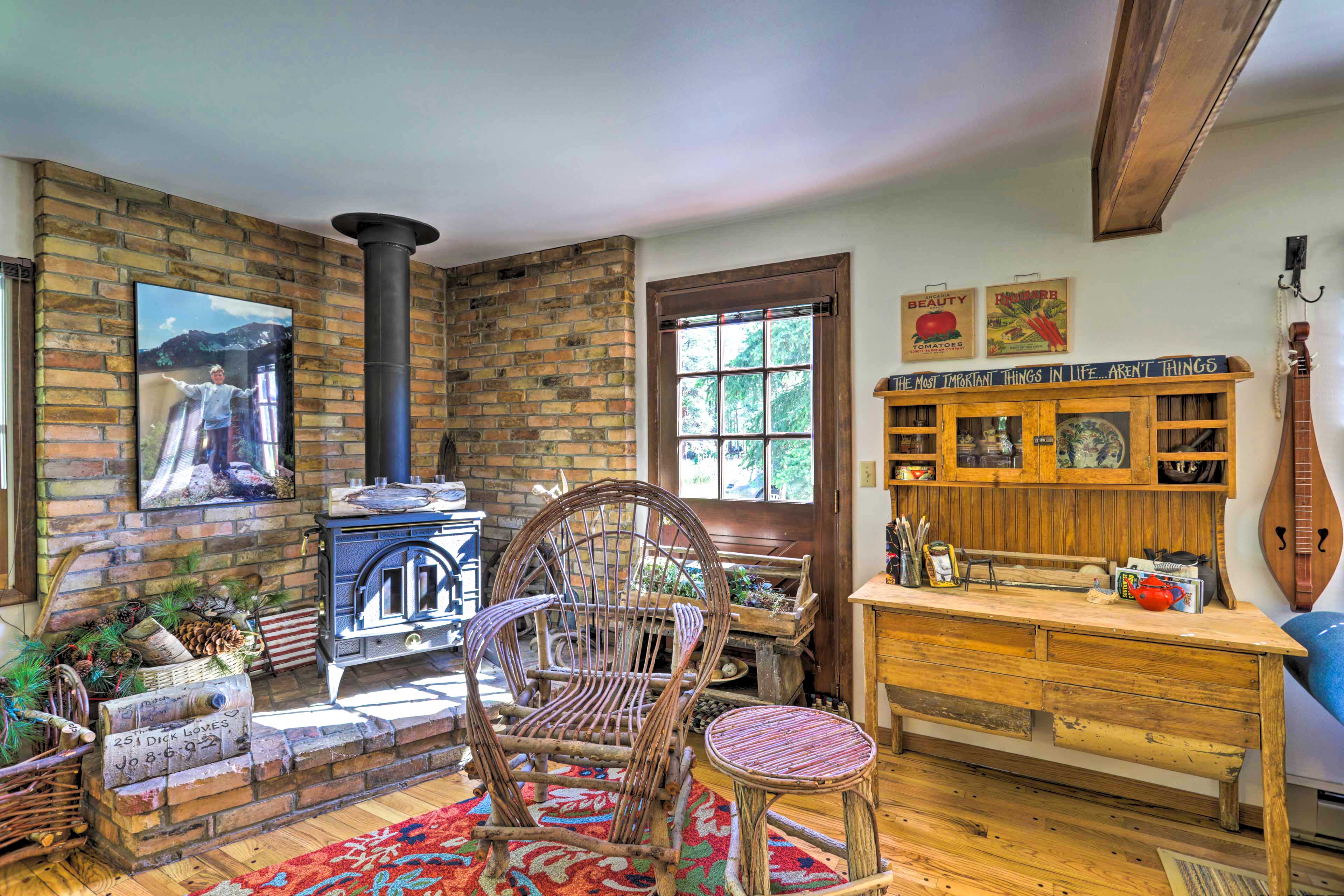 Living Area | Wood-Burning Stove