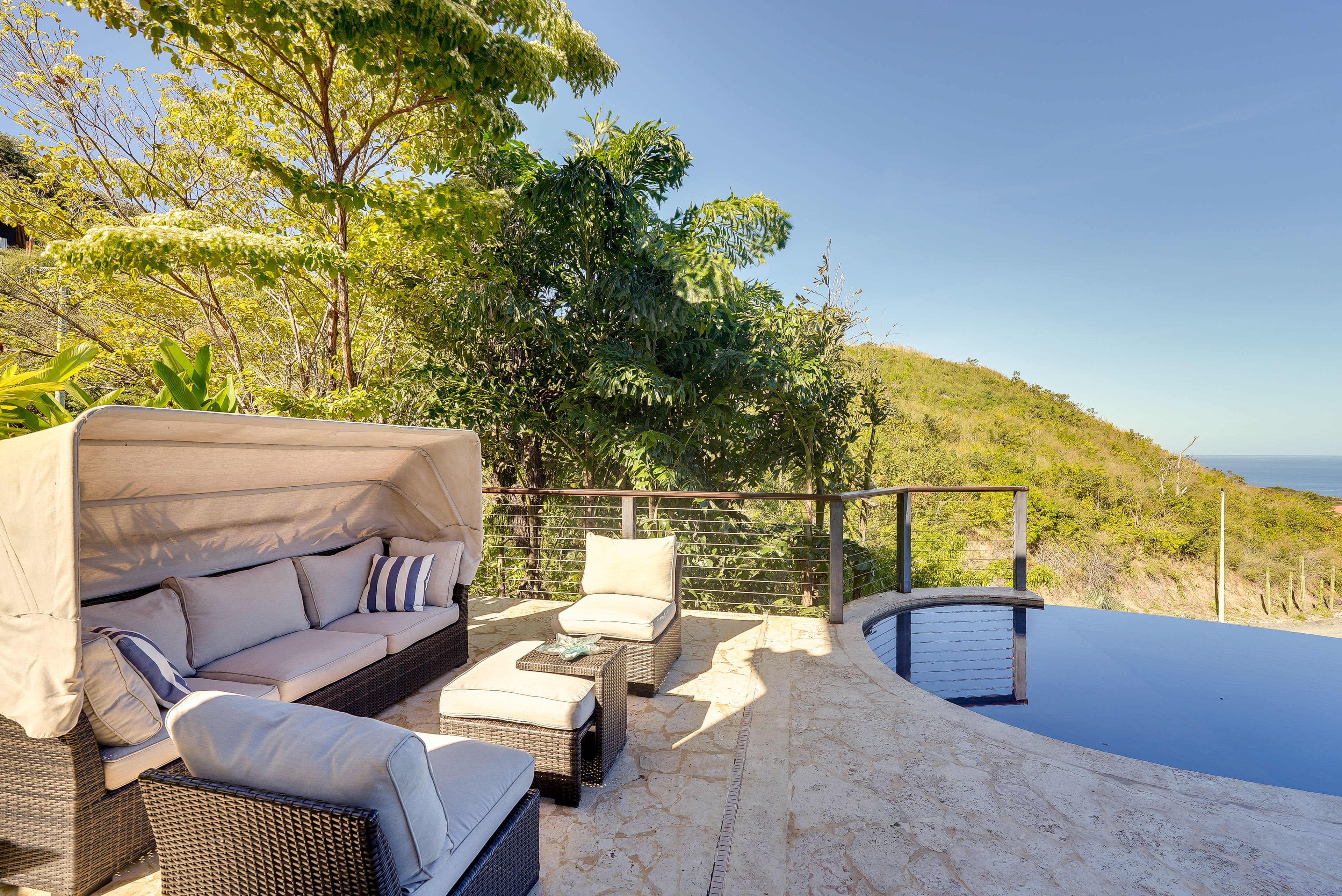 Patio & Pool Area | Infinity Pool