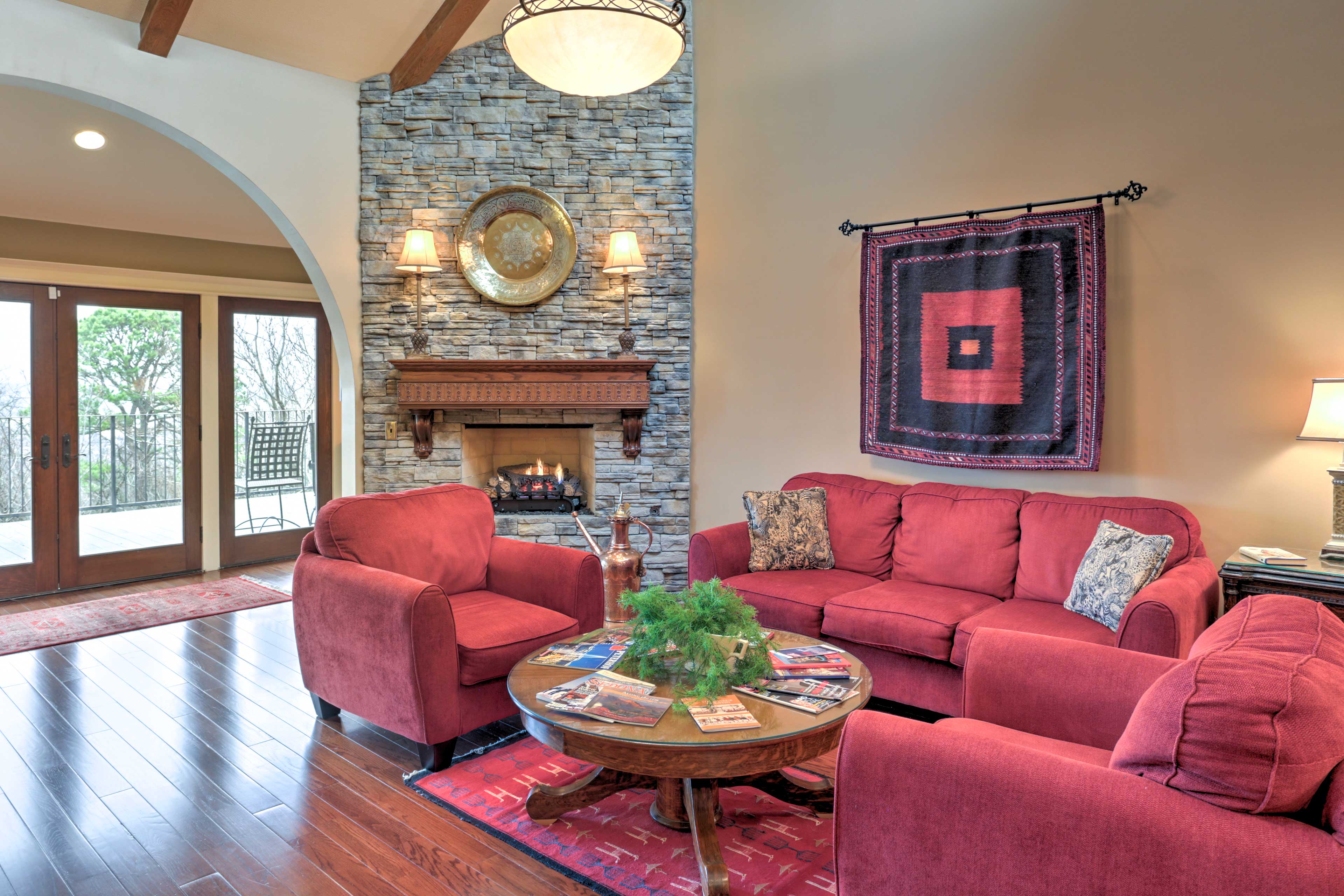 Main Living Space | Fireplace | Open Concept | Central Heat & A/C