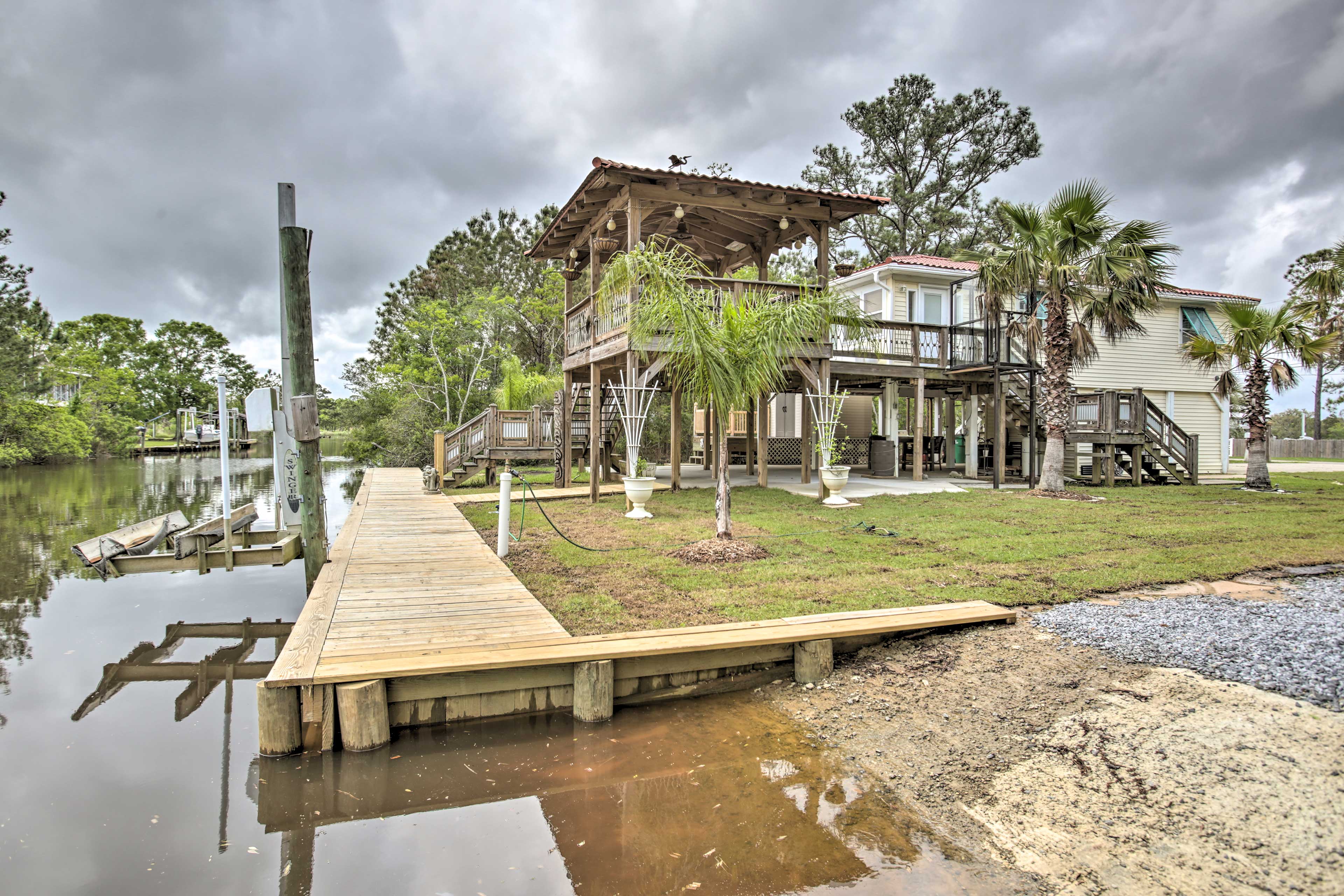 Bay St. Louis House w/ Boat Dock & Launch!