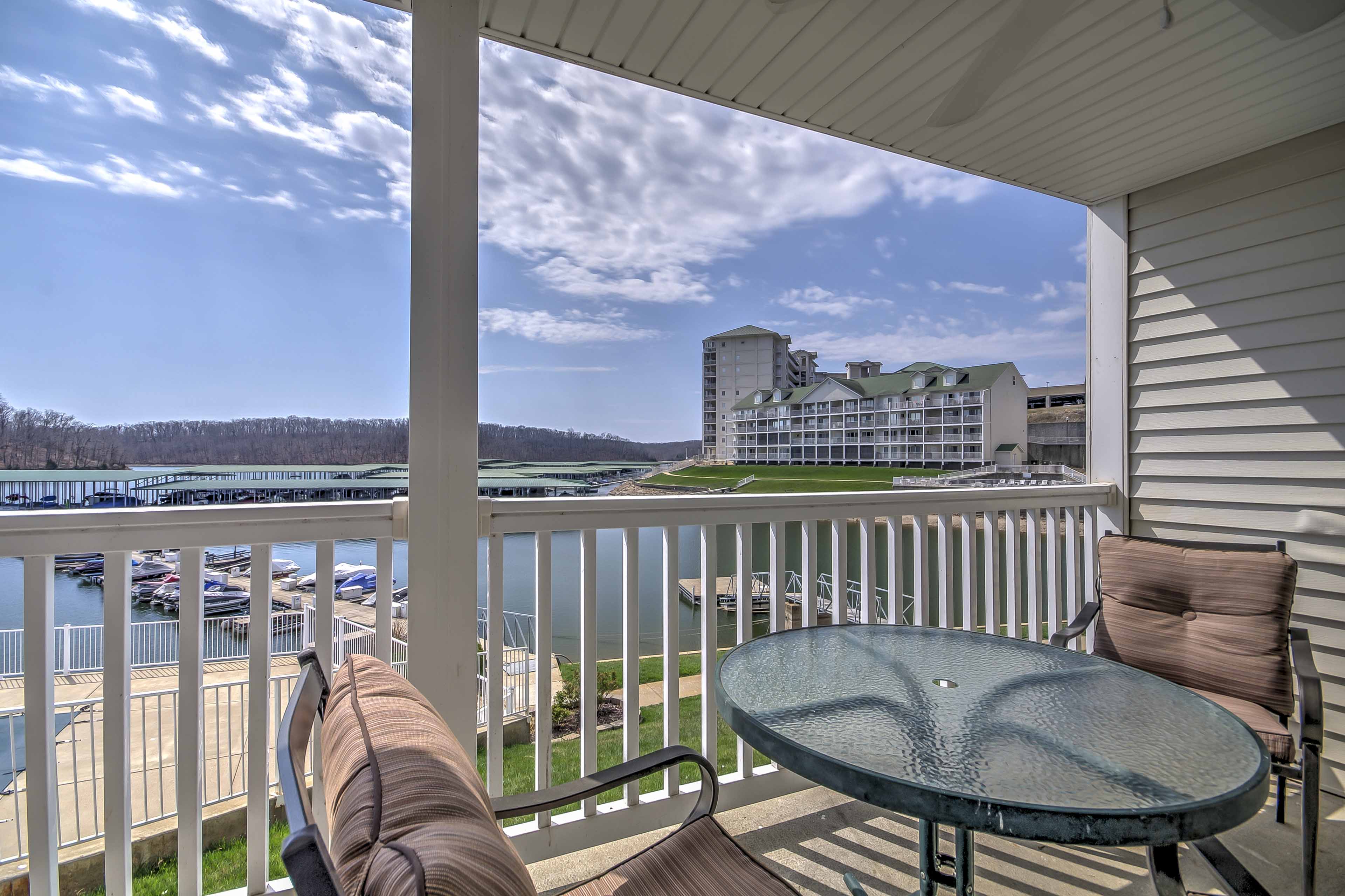 Enjoy views of the Lake of the Ozarks at this 3-bedroom, 2-bath vacation rental!