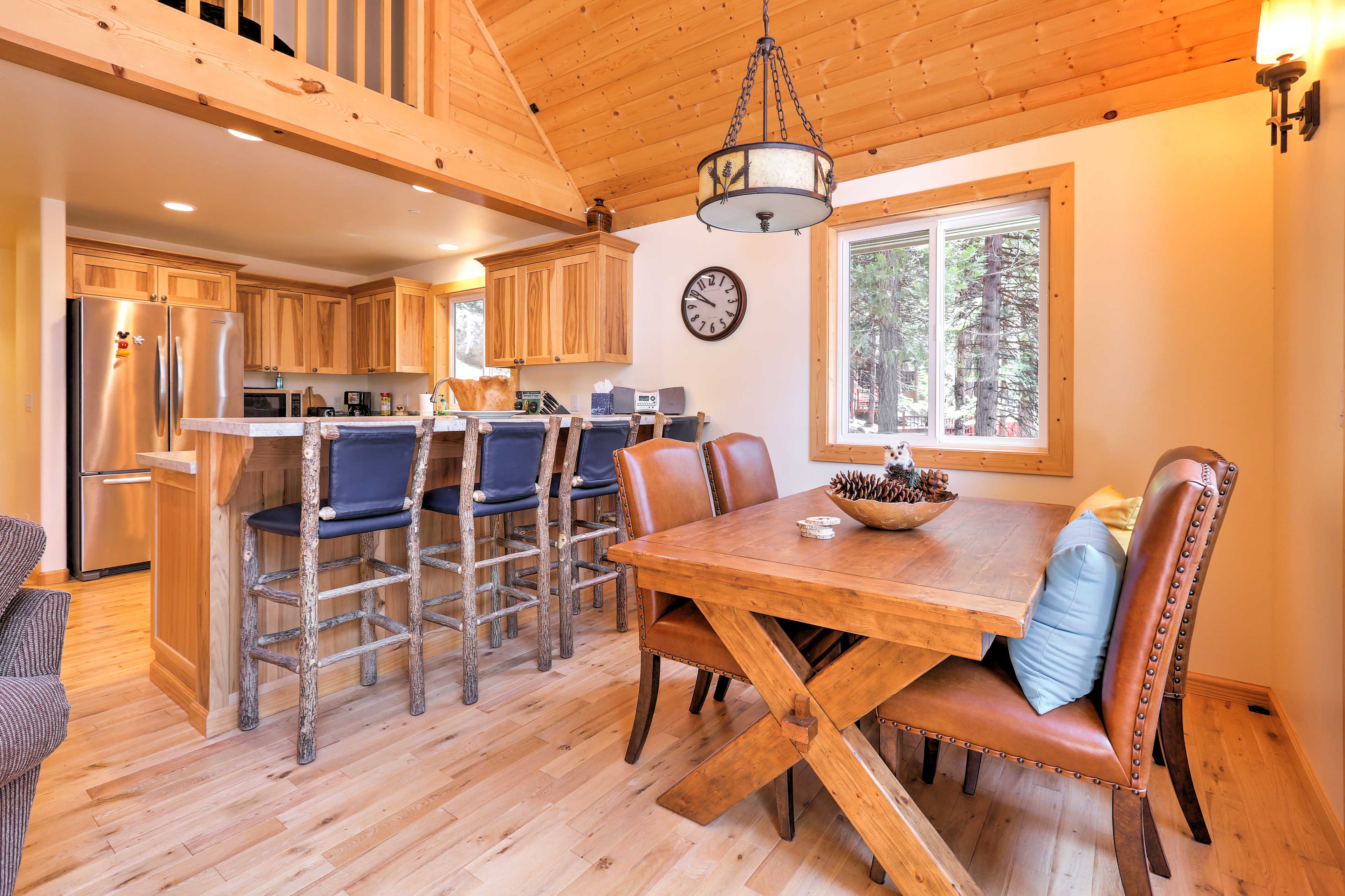 Main Living Space | Cathedral Ceilings | Floor-To-Ceiling Windows