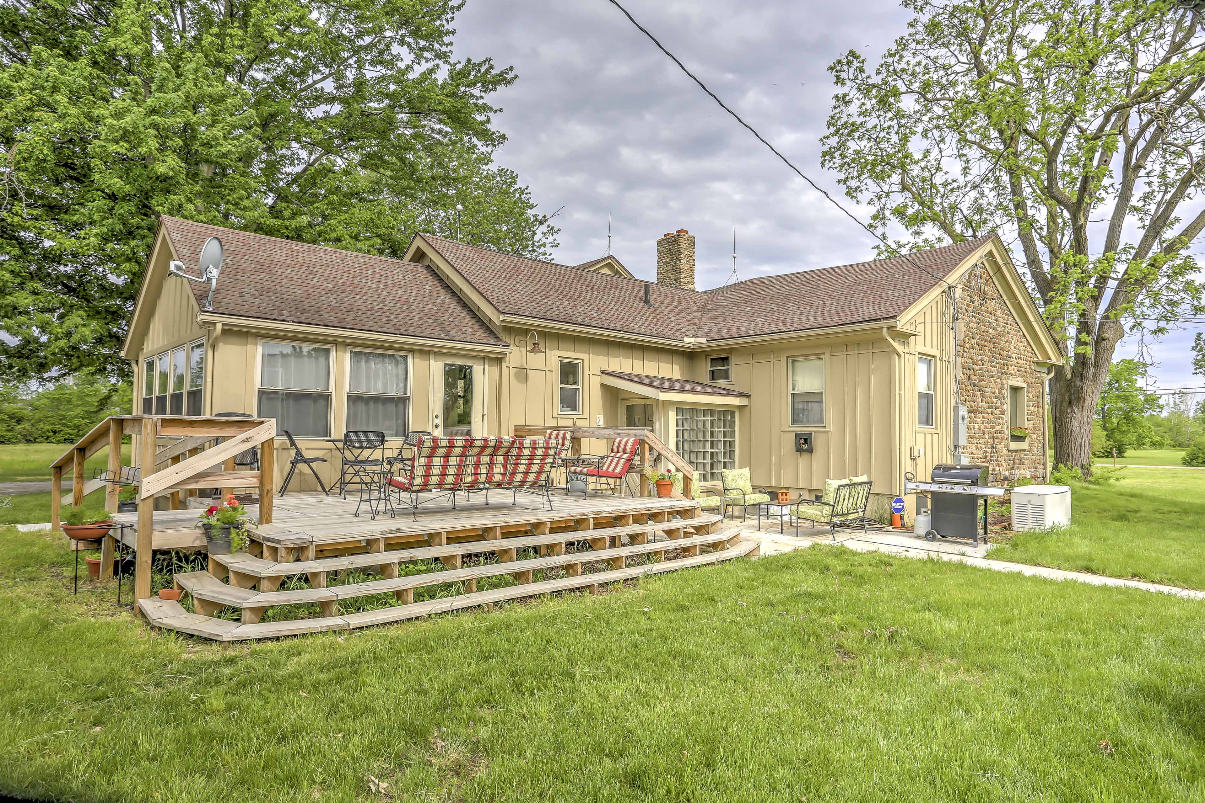 House Exterior | Back Deck w/ Gas Grill