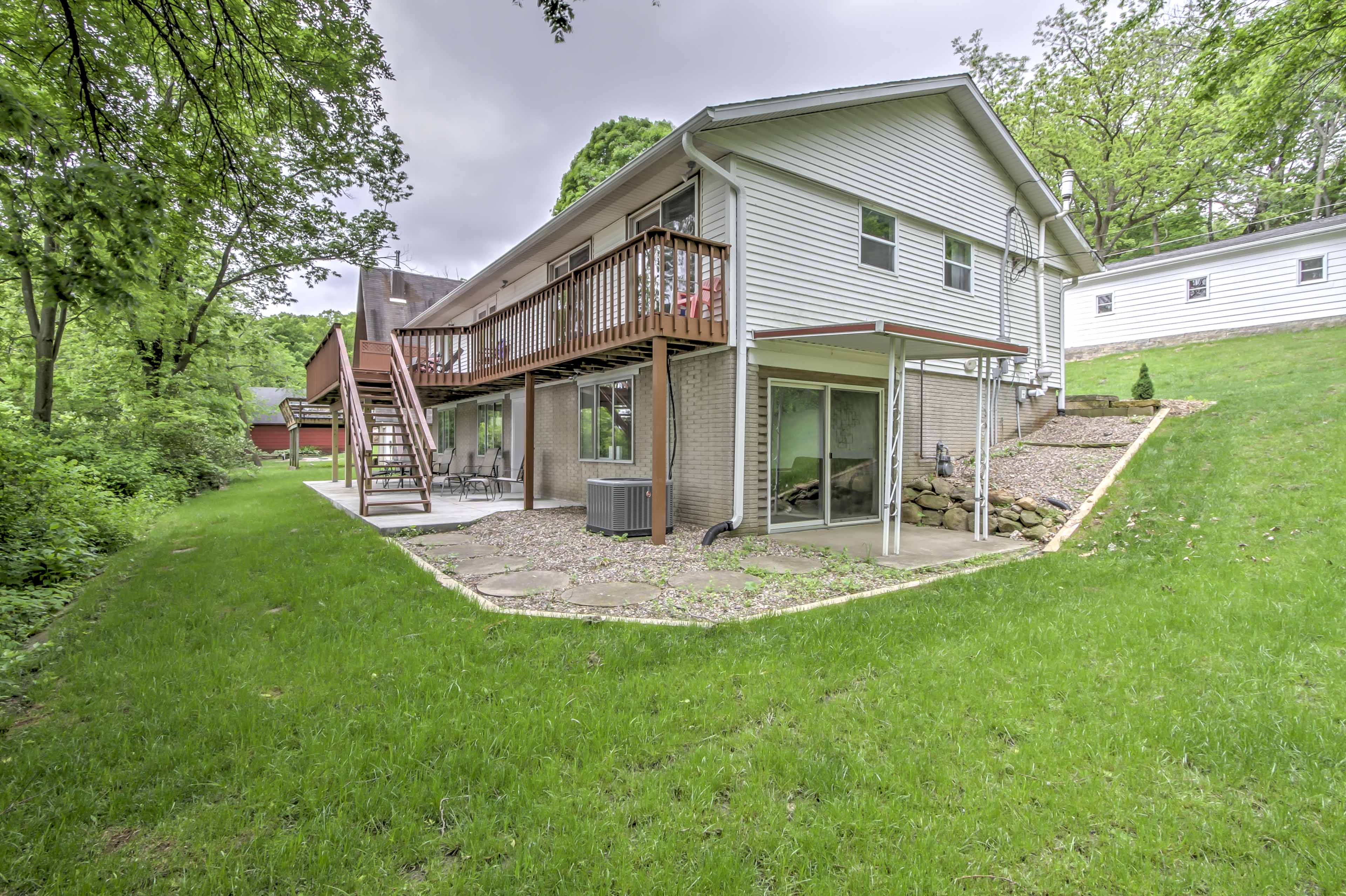 This charming home boasts over 2,000 square feet of living space.