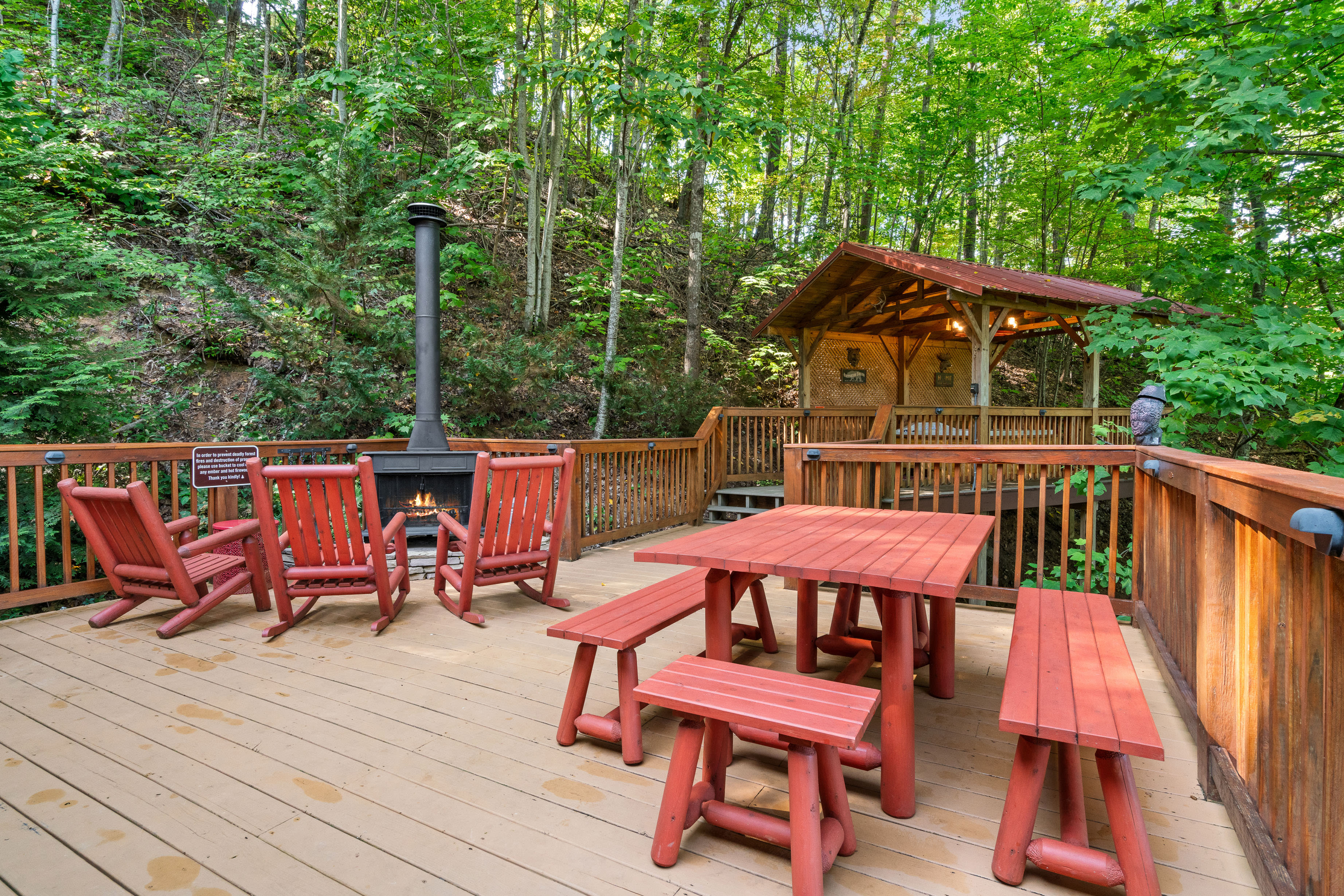 Furnished Deck | Private Hot Tub | Gas Grill