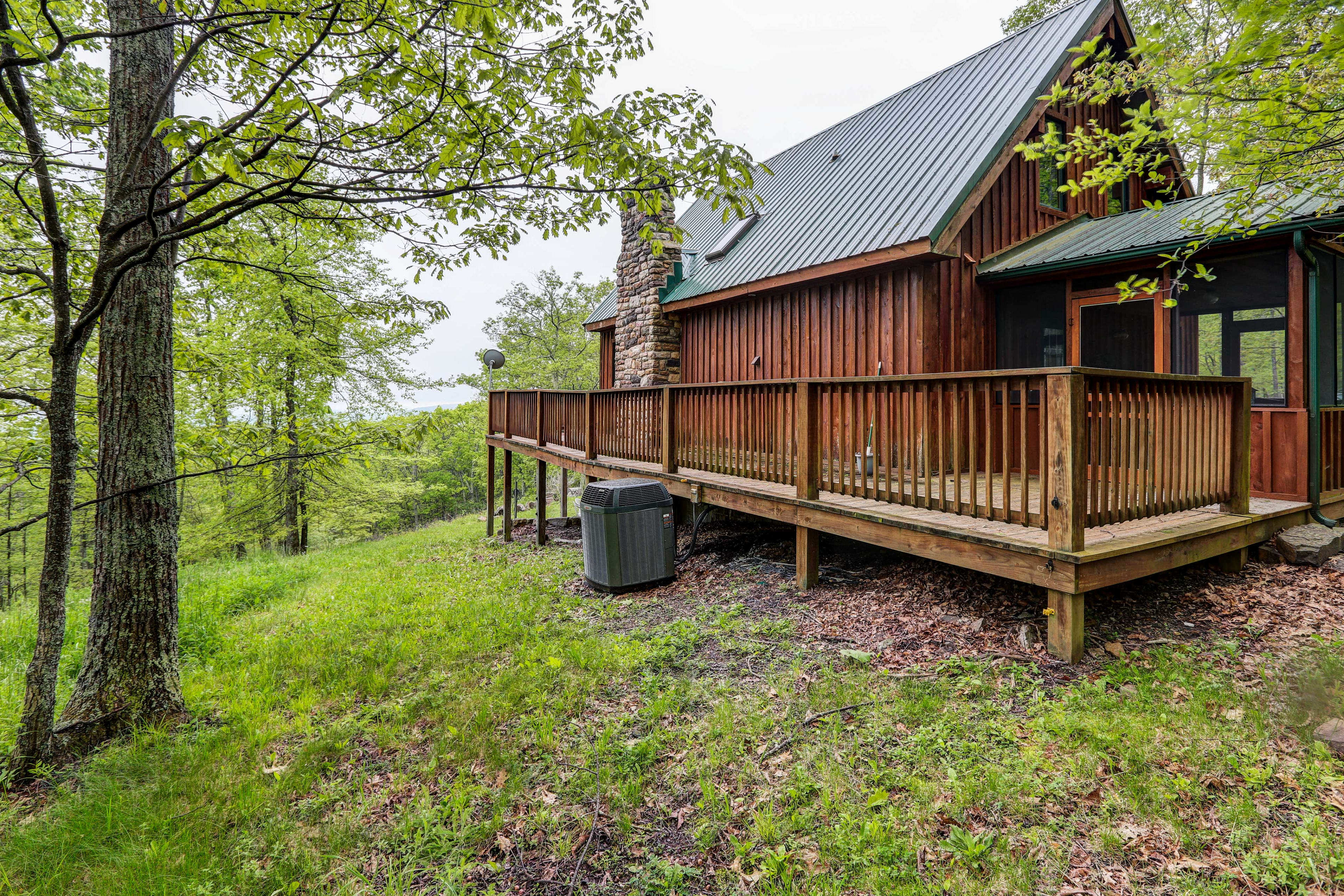 Enjoy peaceful mornings on the private patio.