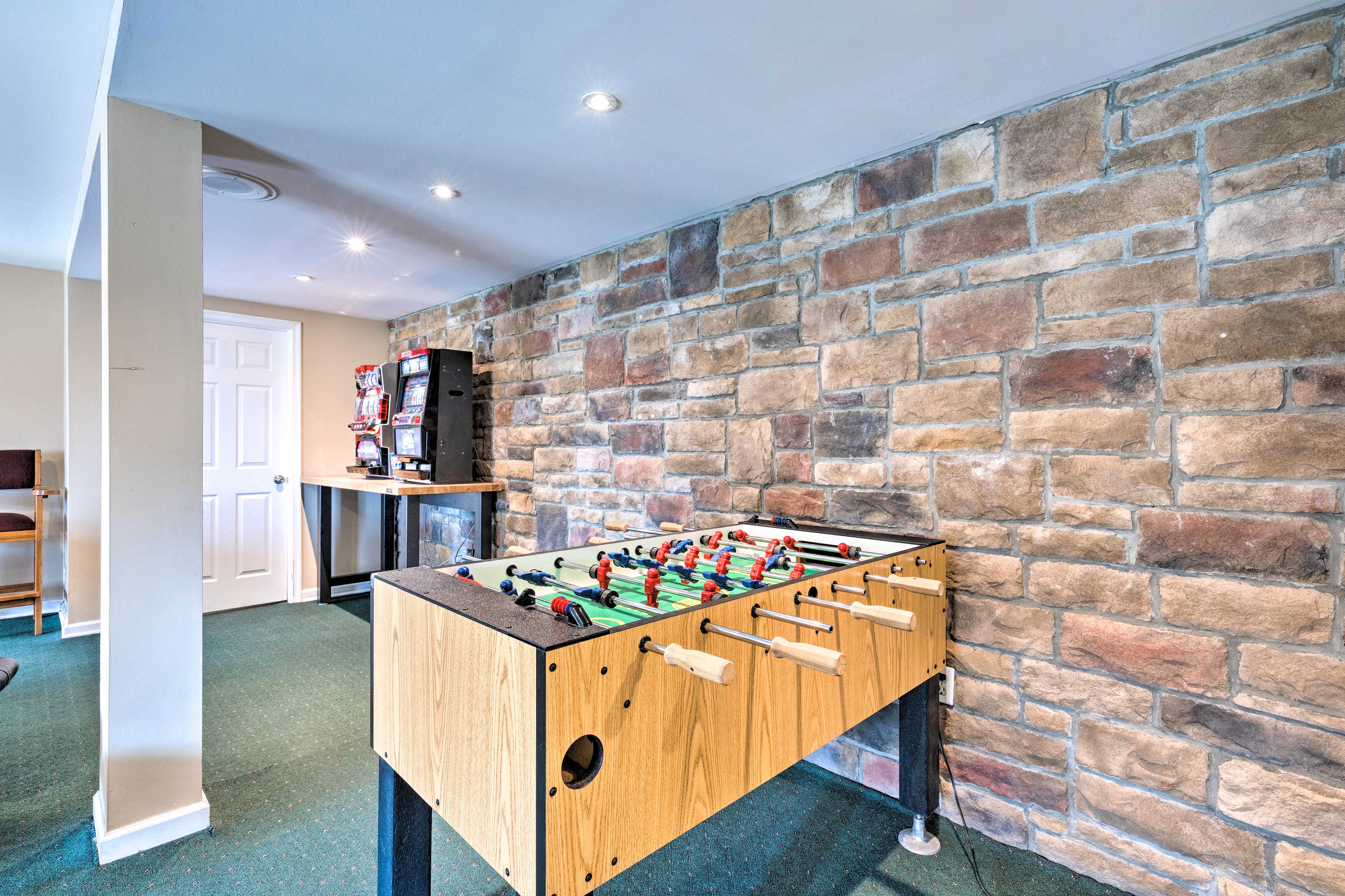 Downstairs Game Room | Foosball Table