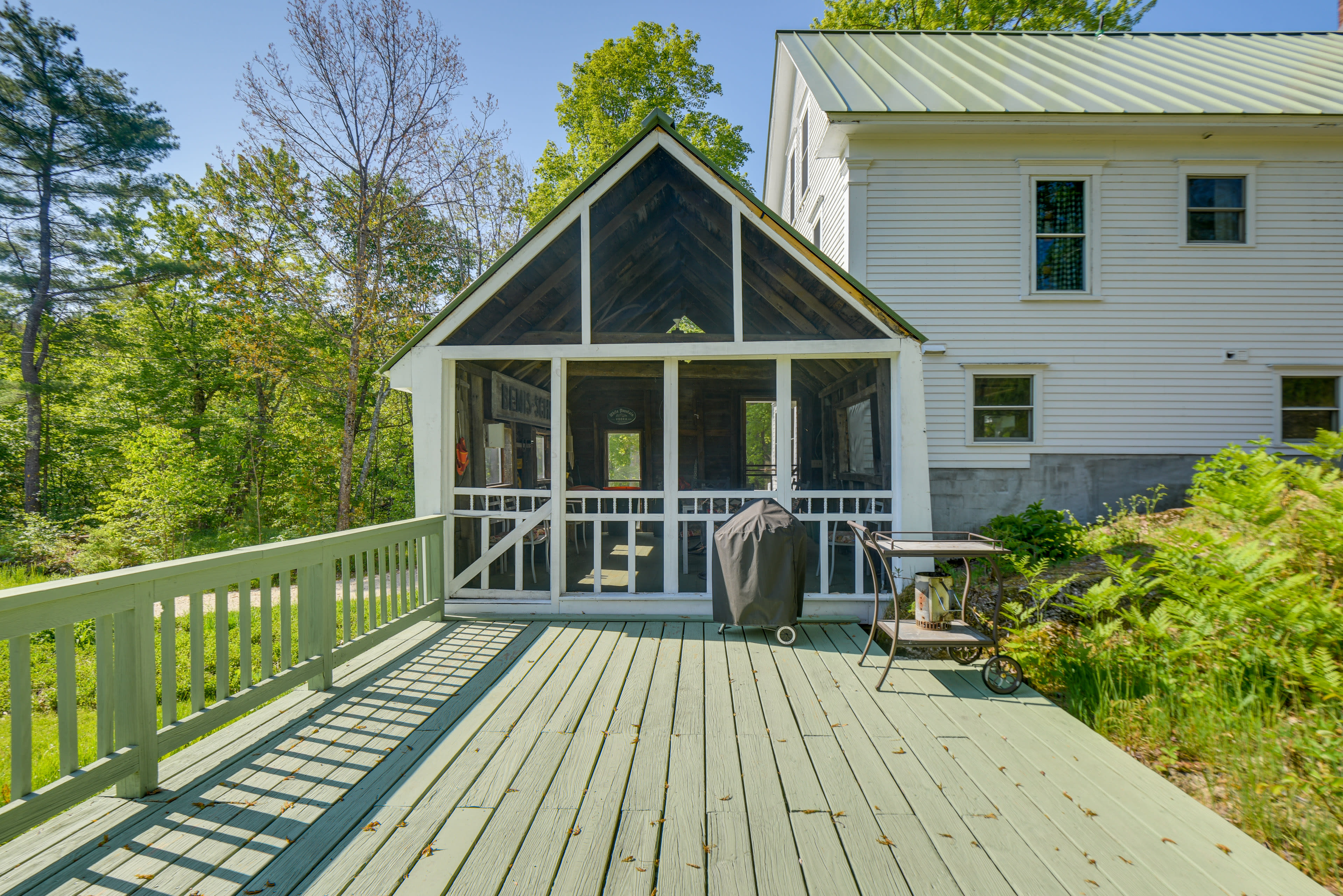 Deck | Screened-In Porch | Charcoal Grill