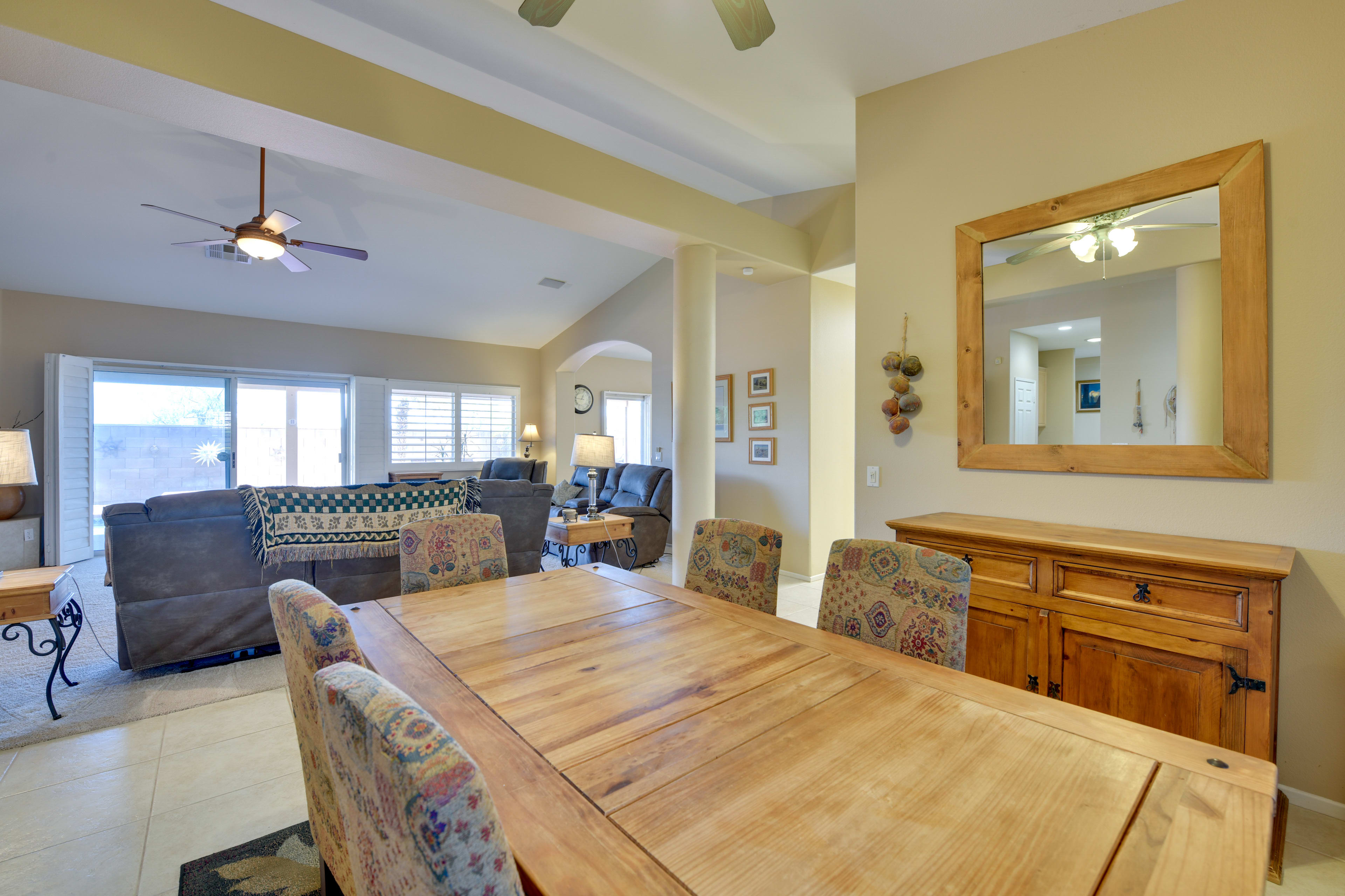 Dining Area | Dishware Provided