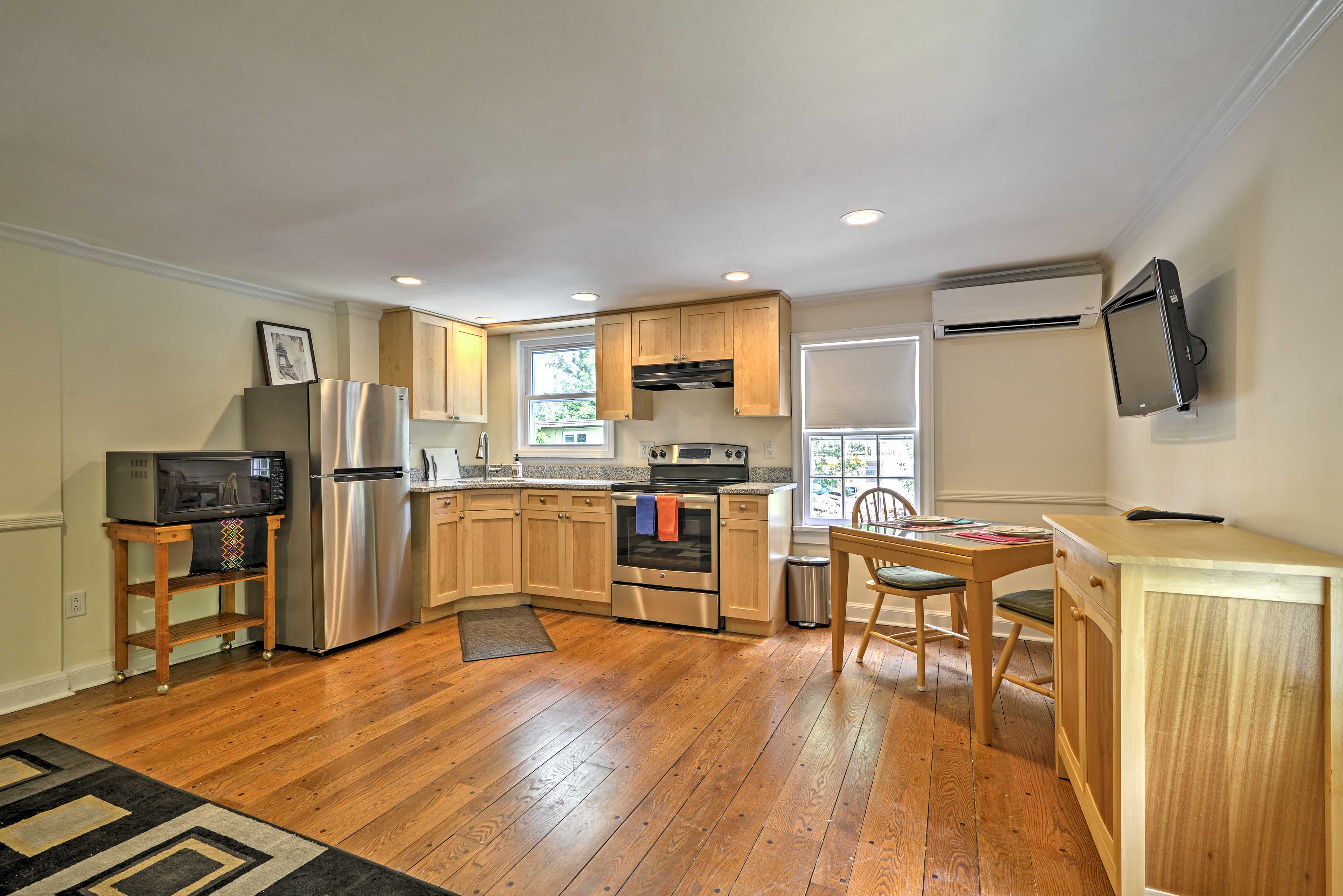 Recently remodeled, the home features all new appliances, furnishings and fixtures.
