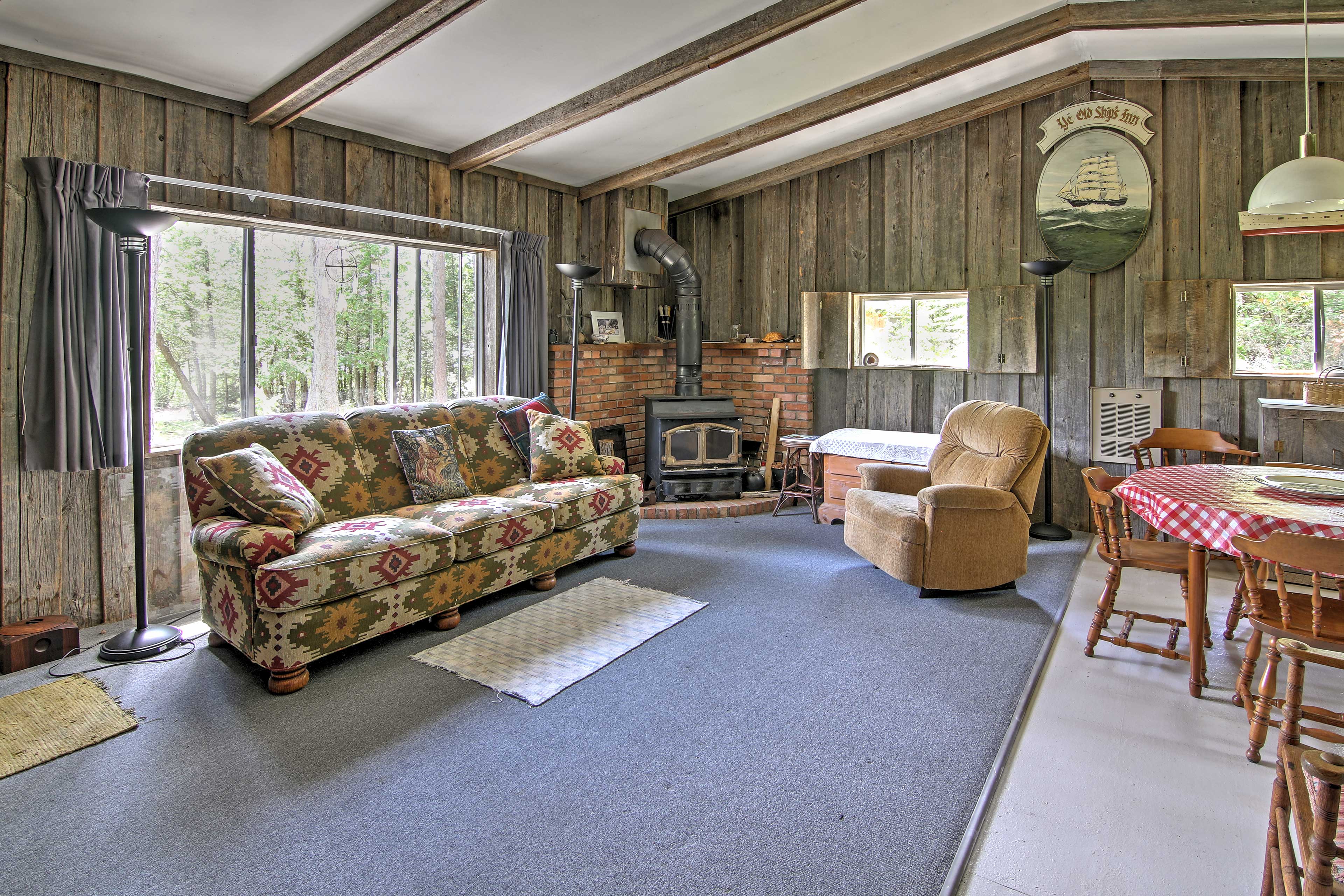 Living Area | Wood-Burning Stove