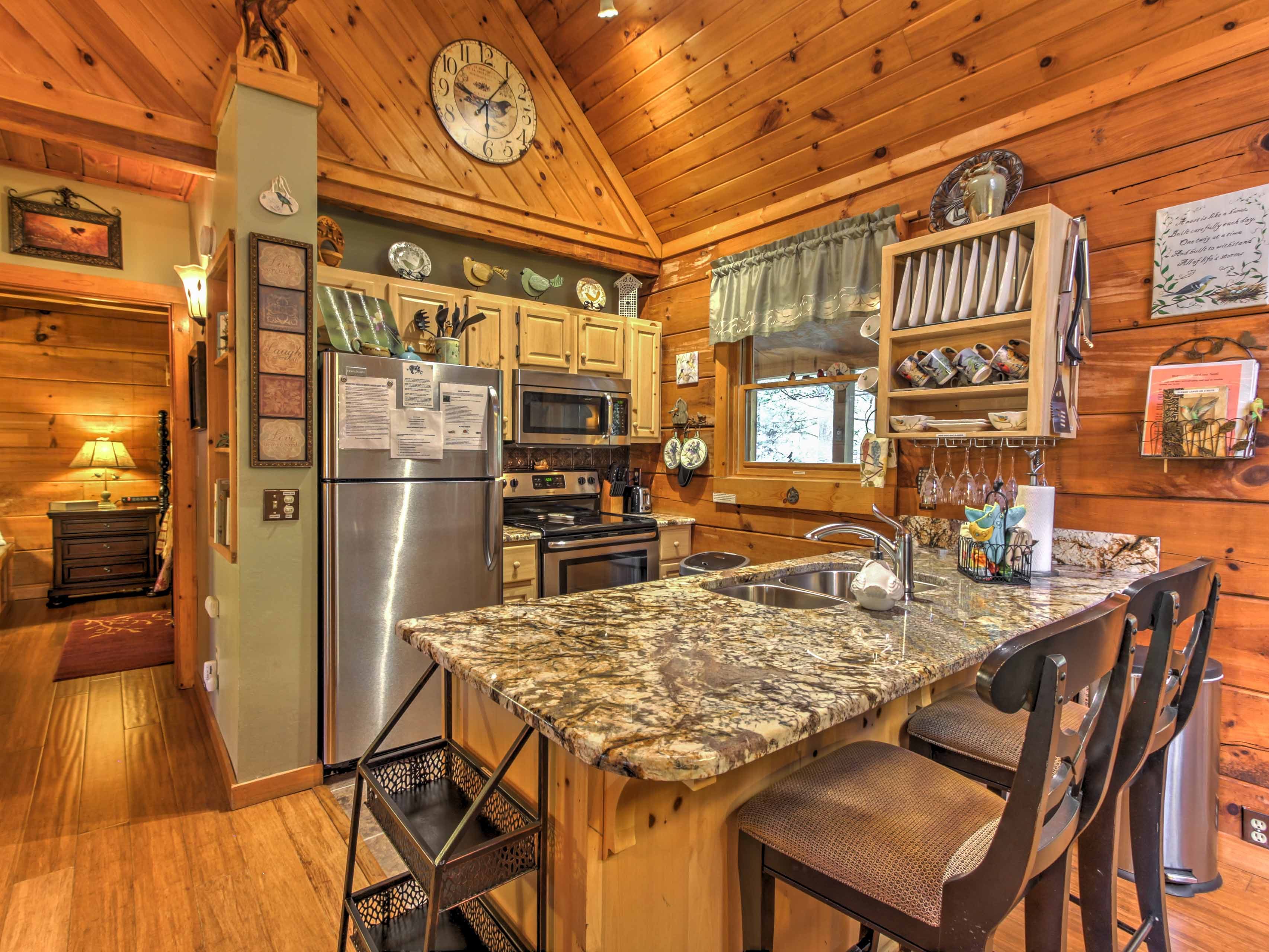 Kitchen | Breakfast Bar w/ Additional Seating