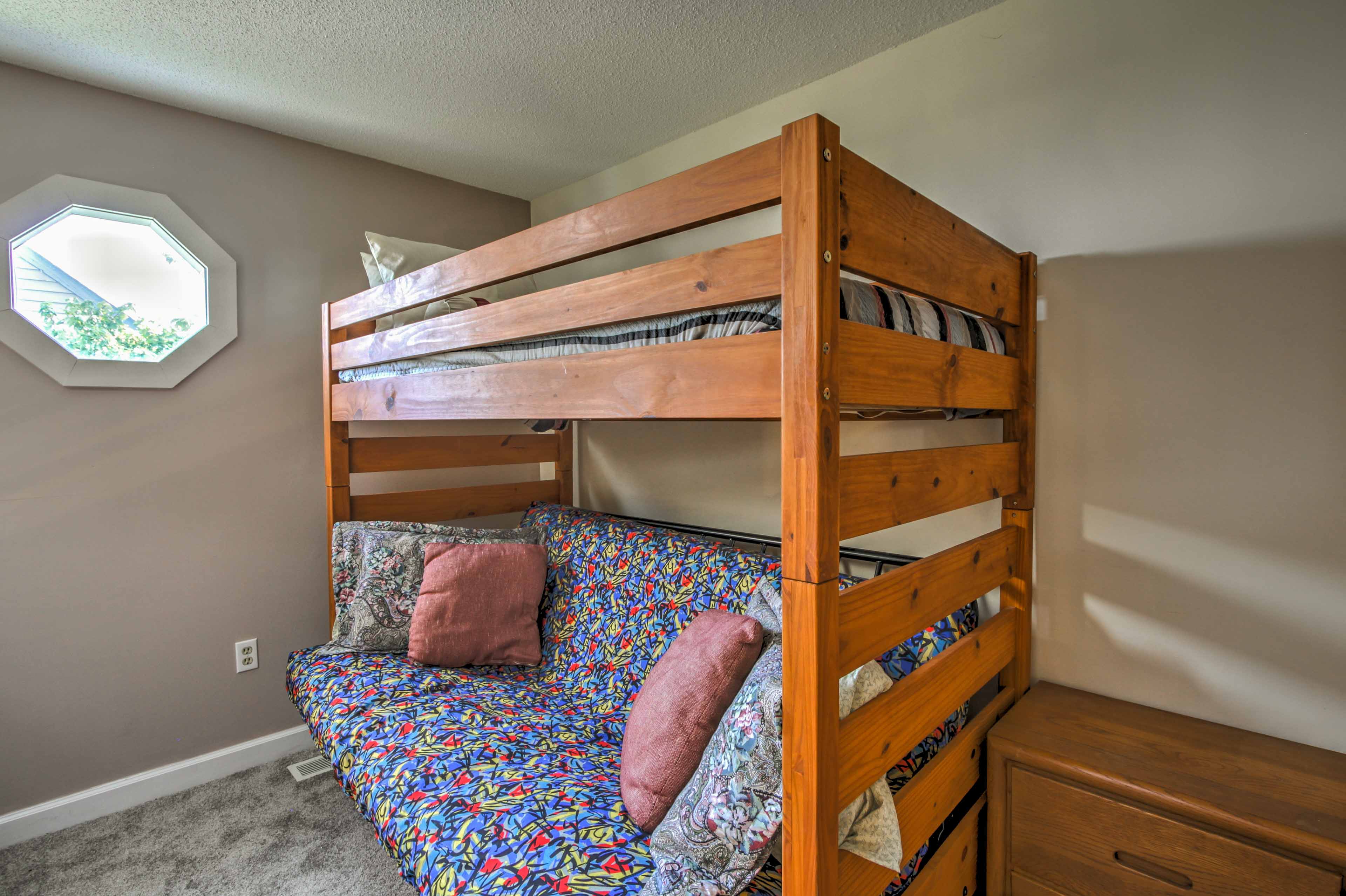 Loft | Full Futon w/ Lofted Twin Bed