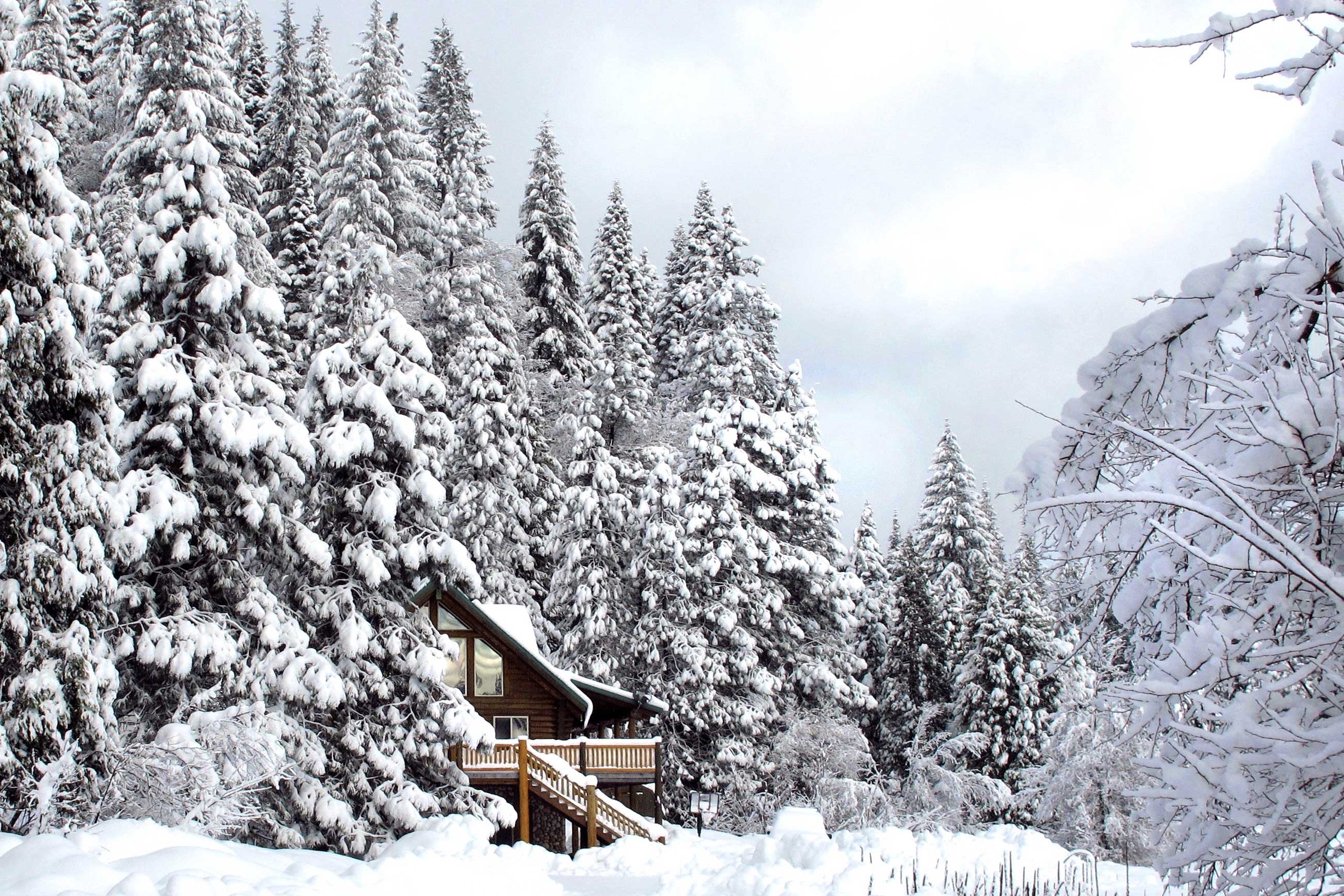 House Exterior in Winter