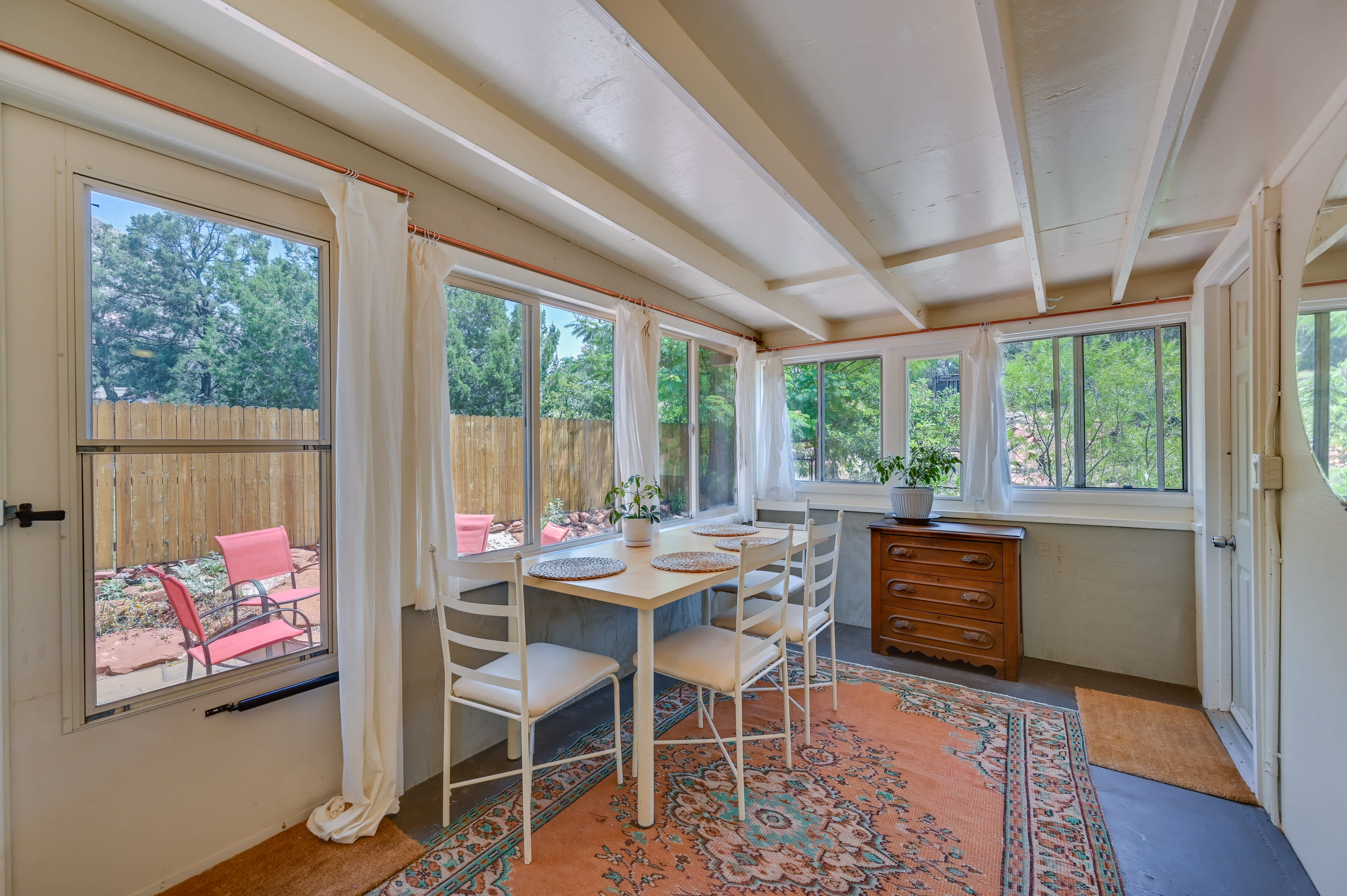 Sunroom | Dining Area | Dishware/Flatware