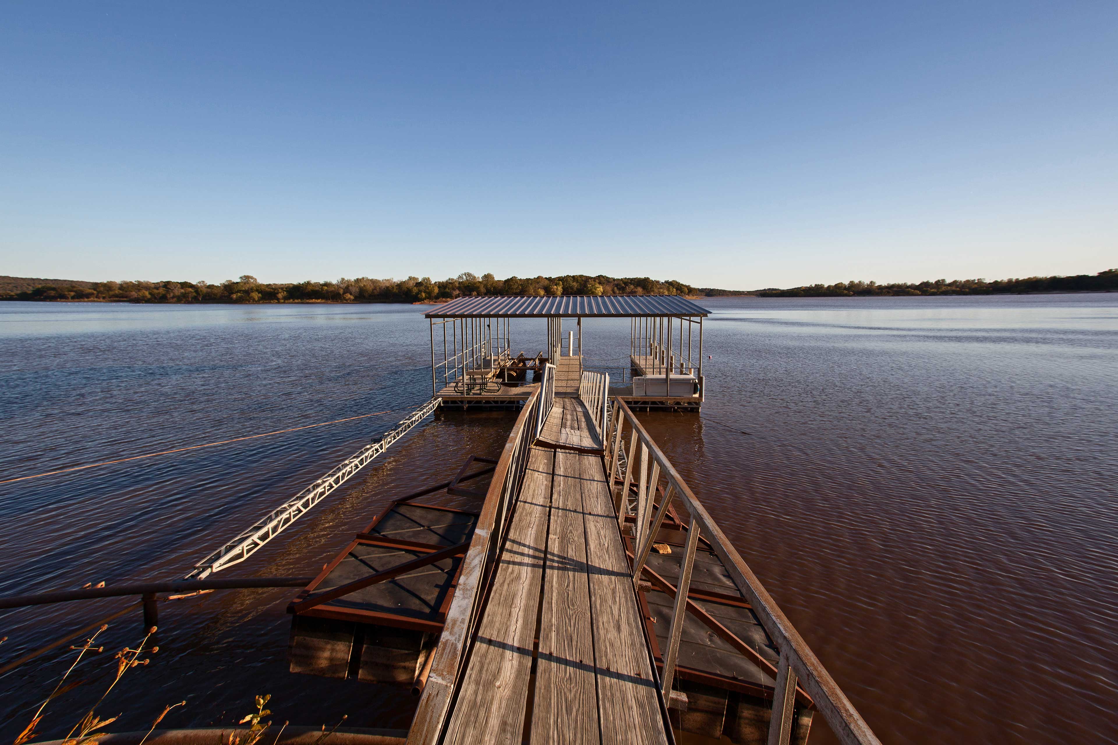 Head down to the dock and watch boats cruise by.