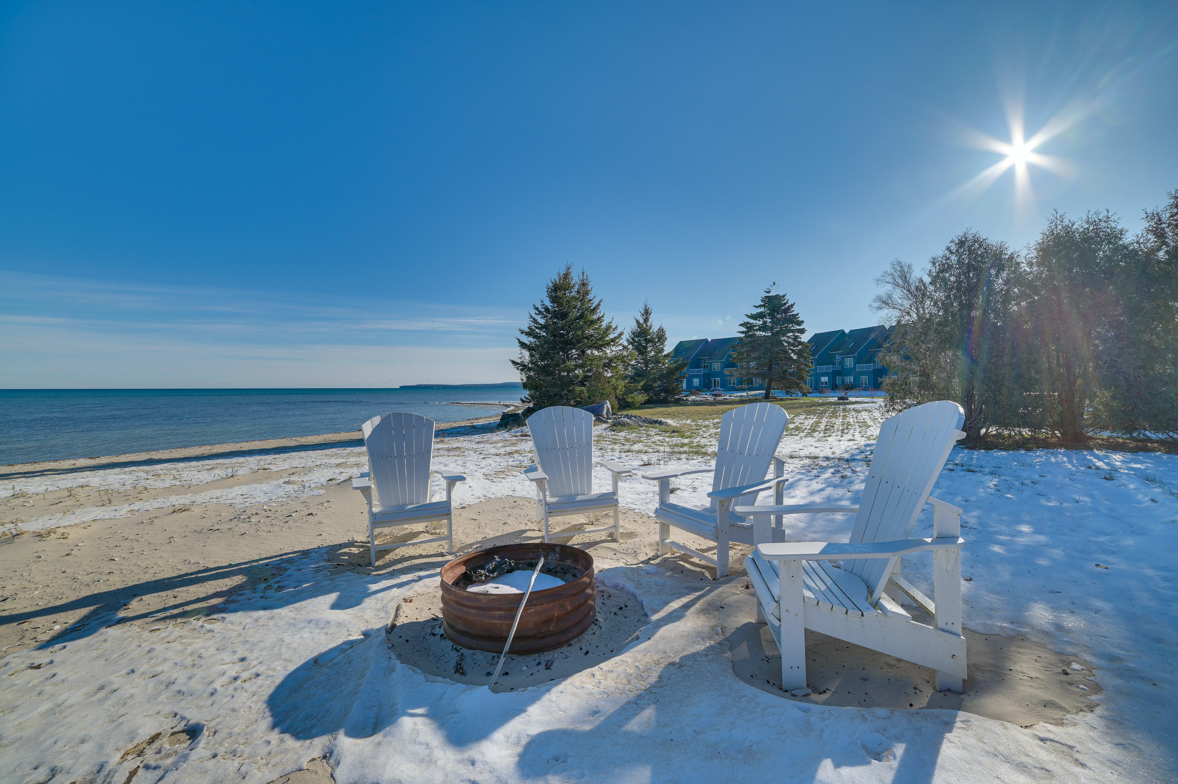 St. Ignace Vacation Rental | 3BR | 1.5BA | 1,200 Sq Ft | Steps Required