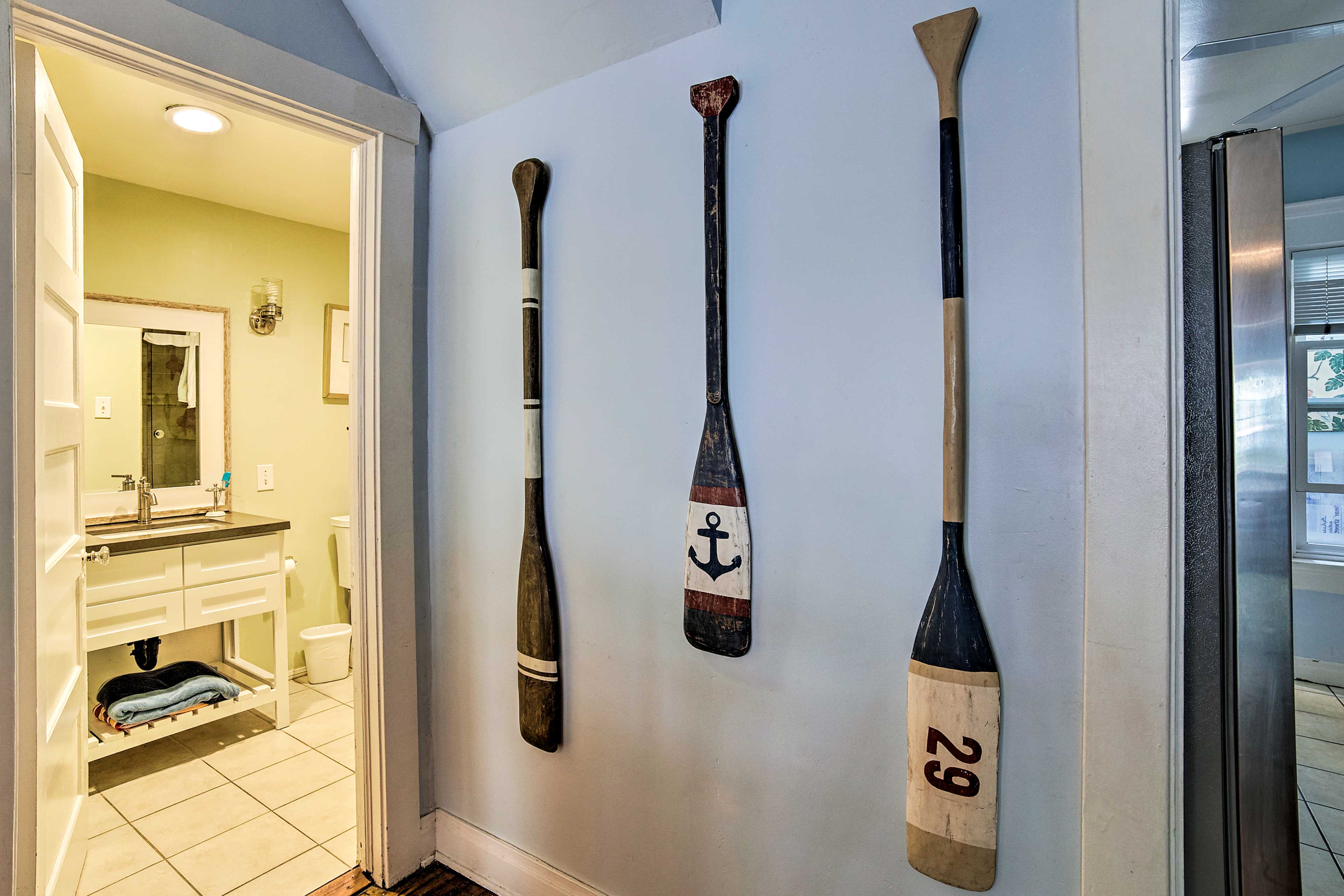 Hallway & Full Bathroom