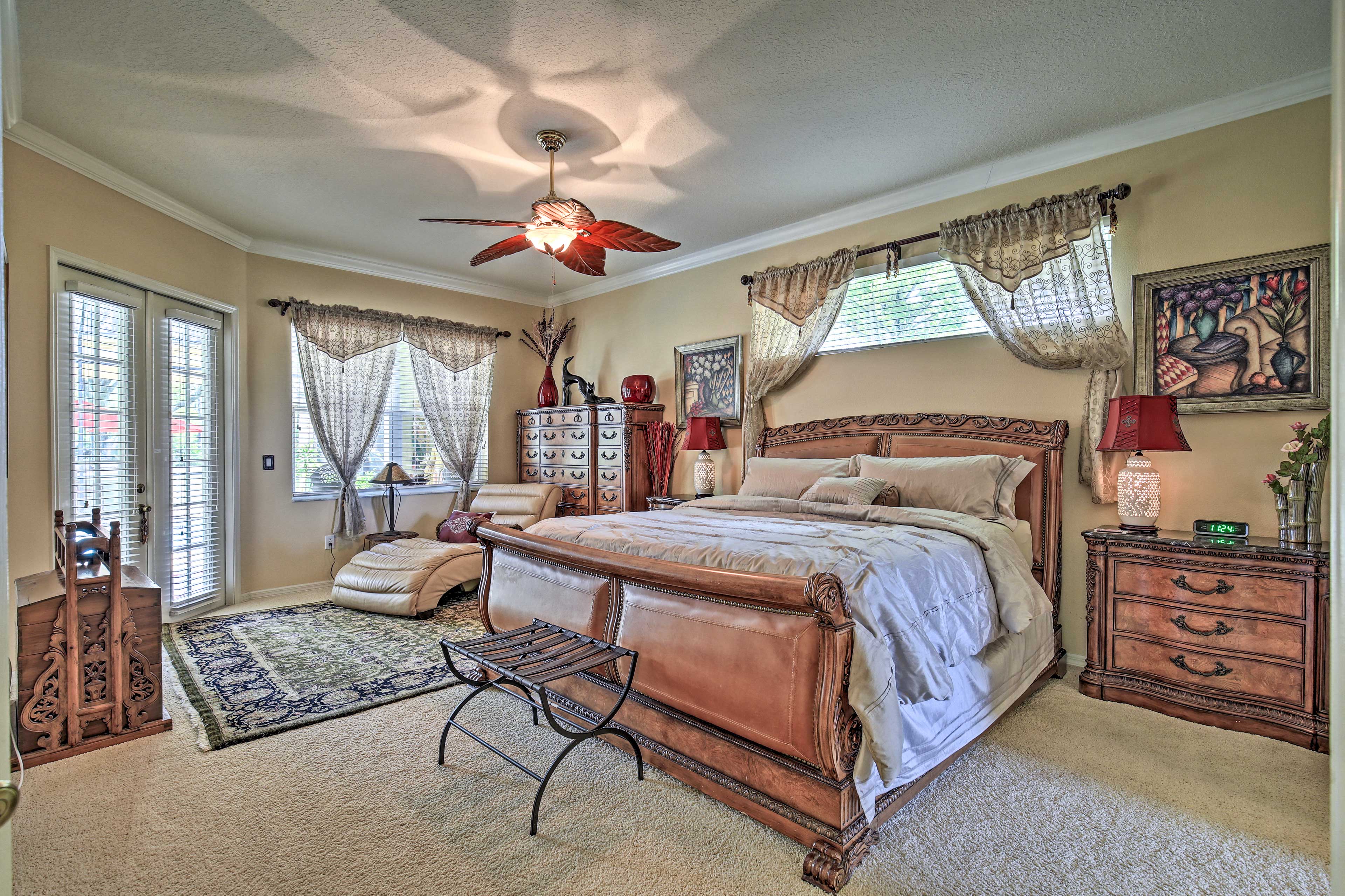 Retreat to the comfort of one of the 3 bedrooms.