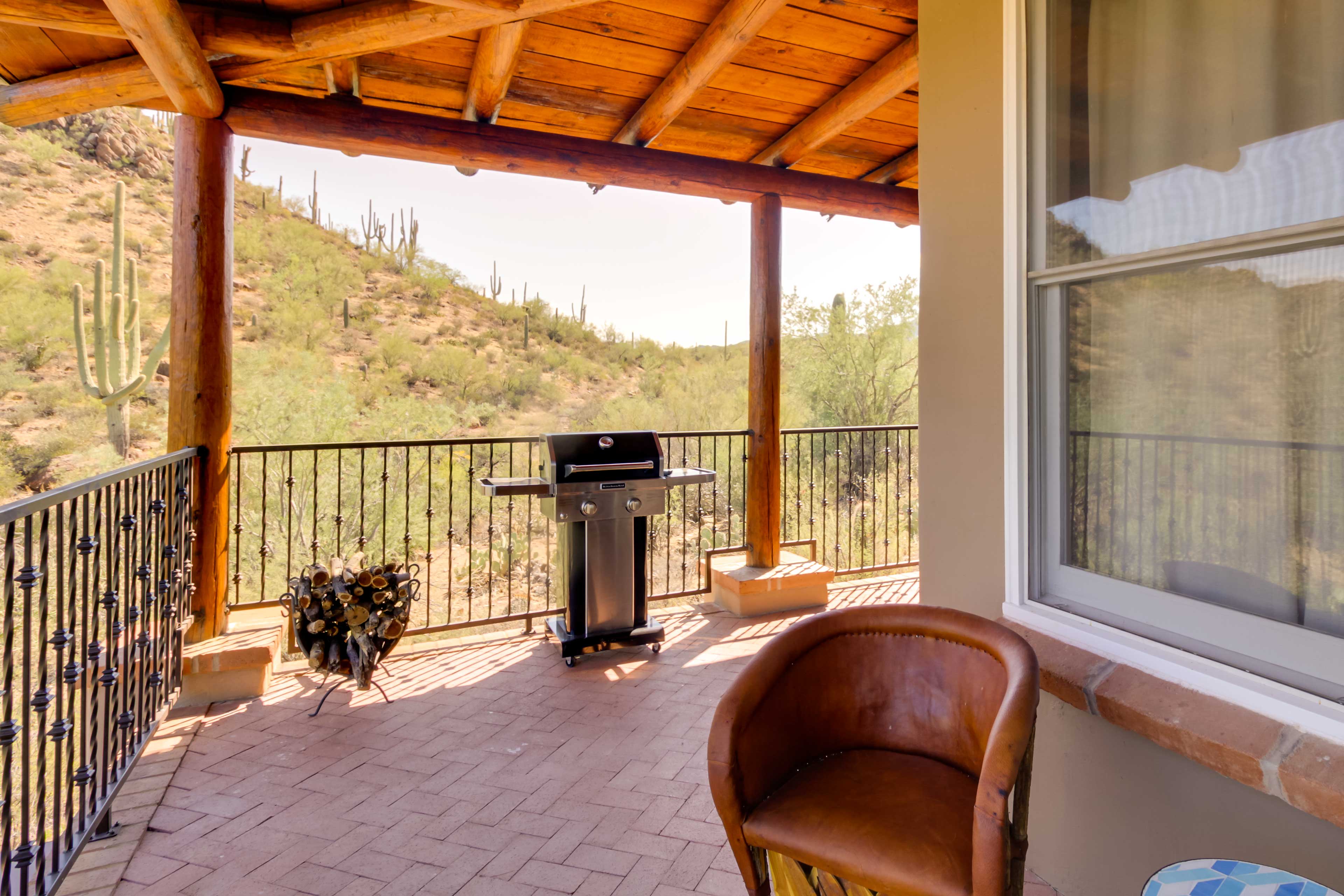 Covered Patio | Gas Grill | Views