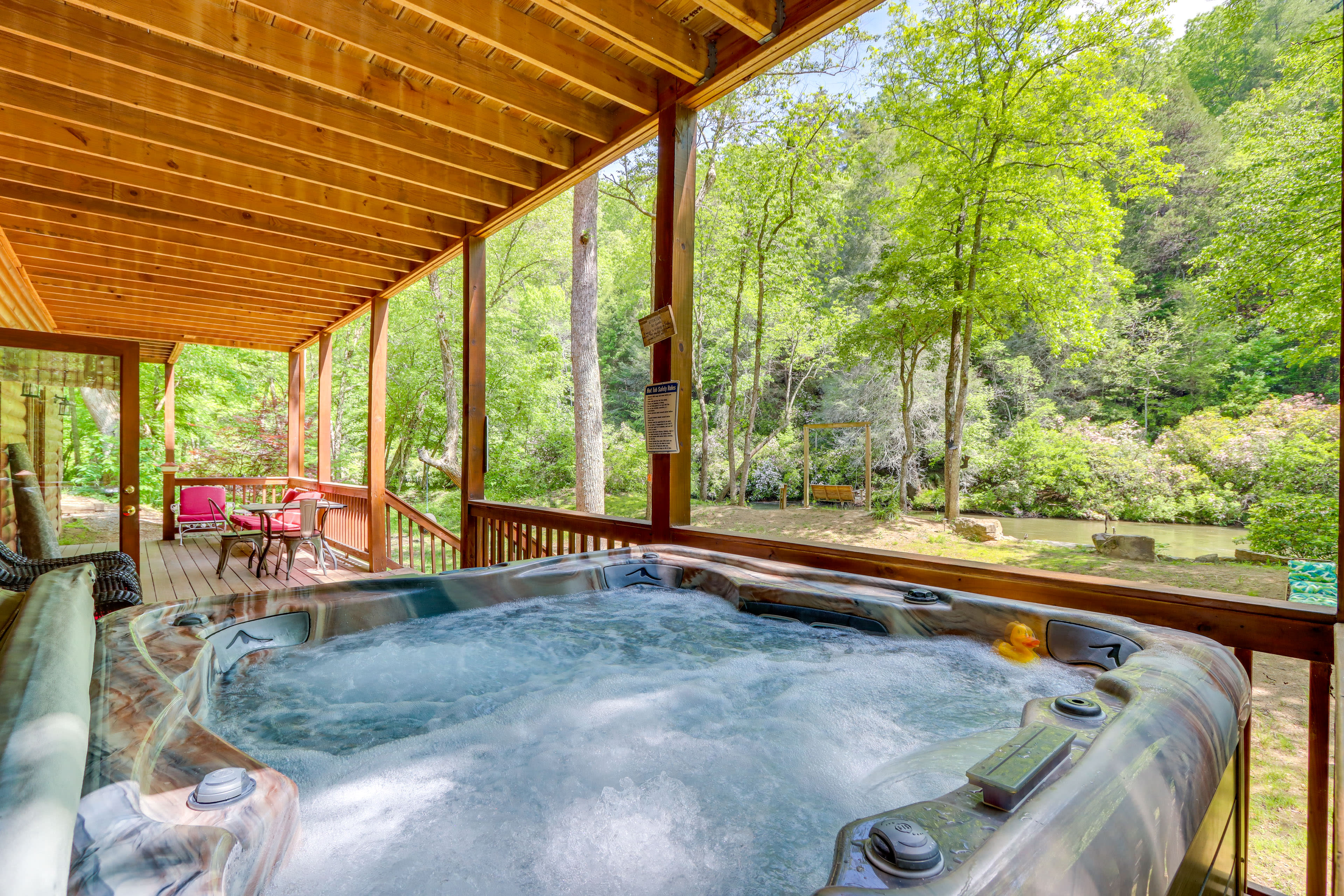 Furnished Deck | Private Hot Tub