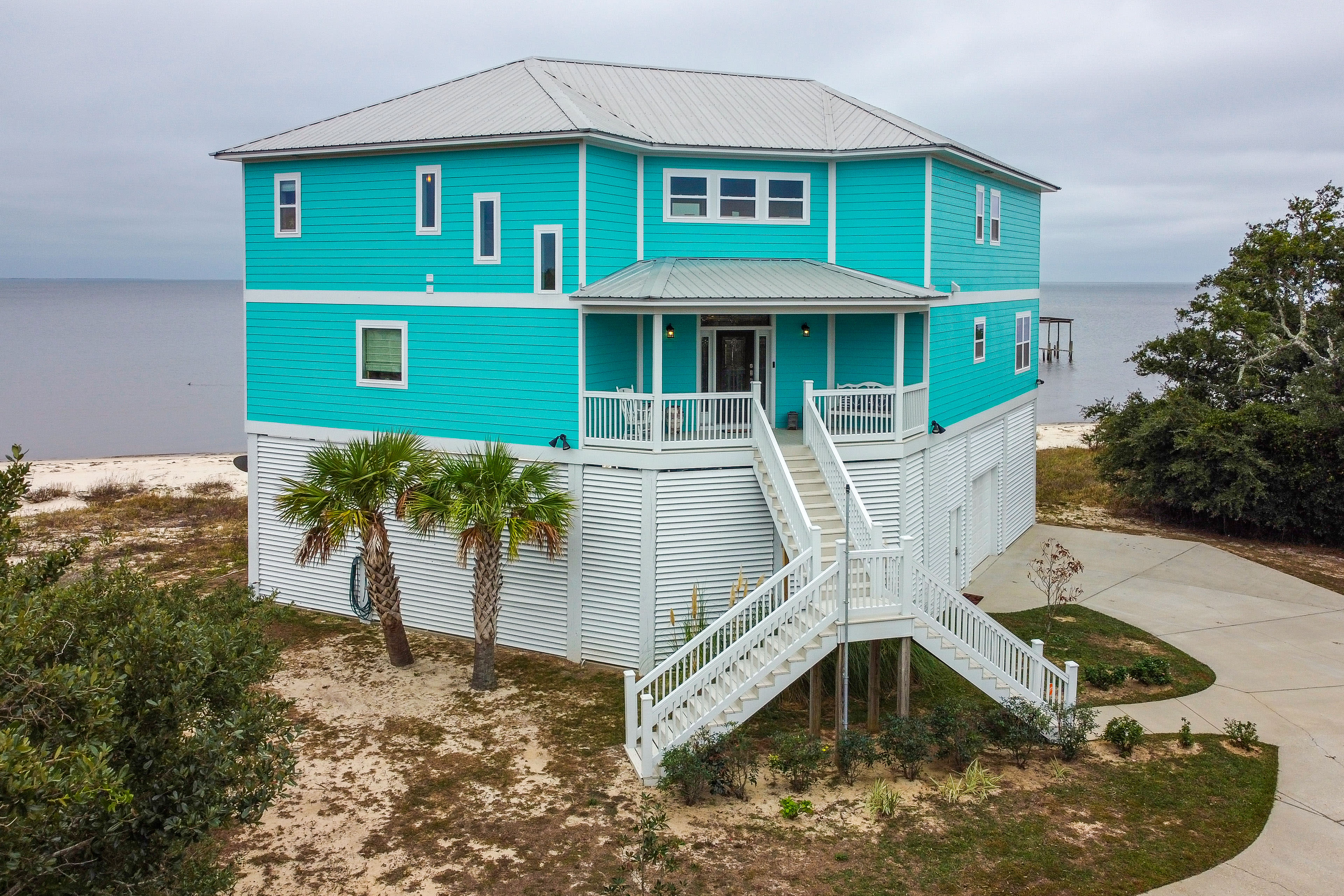 Home Exterior | Elevator On-Site | Beachfront Location